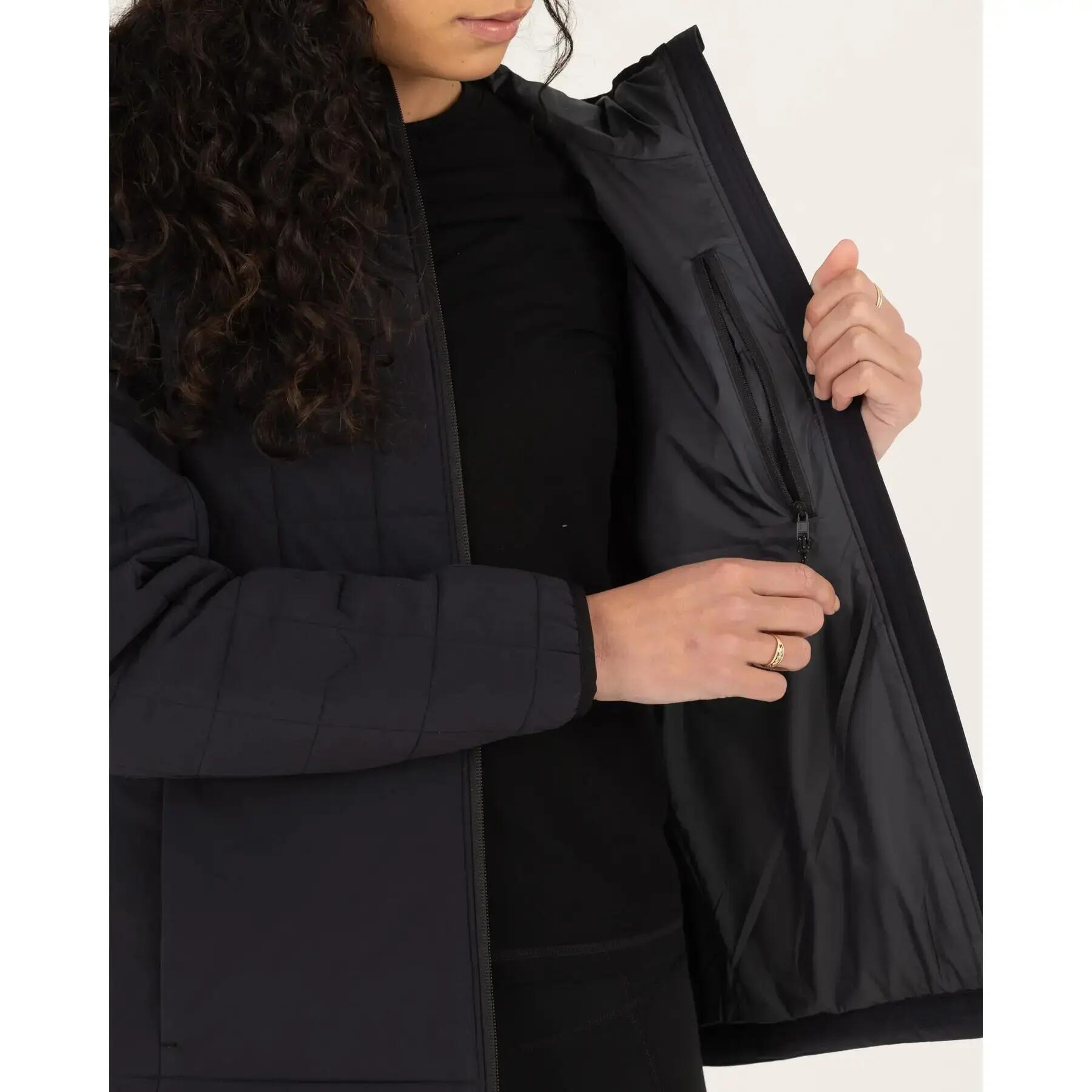 Veste à capuche femme Mons Royale Canyon Merino 4/6