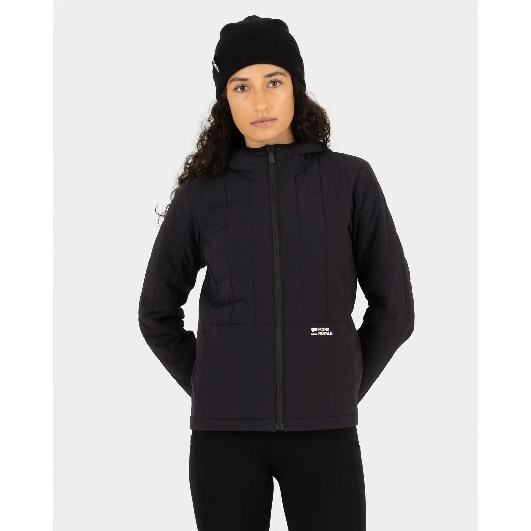 Veste à capuche femme Mons Royale Canyon Merino 2/6