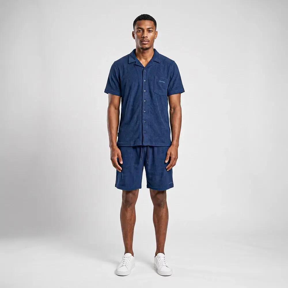 Chemise de Randonnée homme confort, anti UV JORK Bleu Navy 3/3