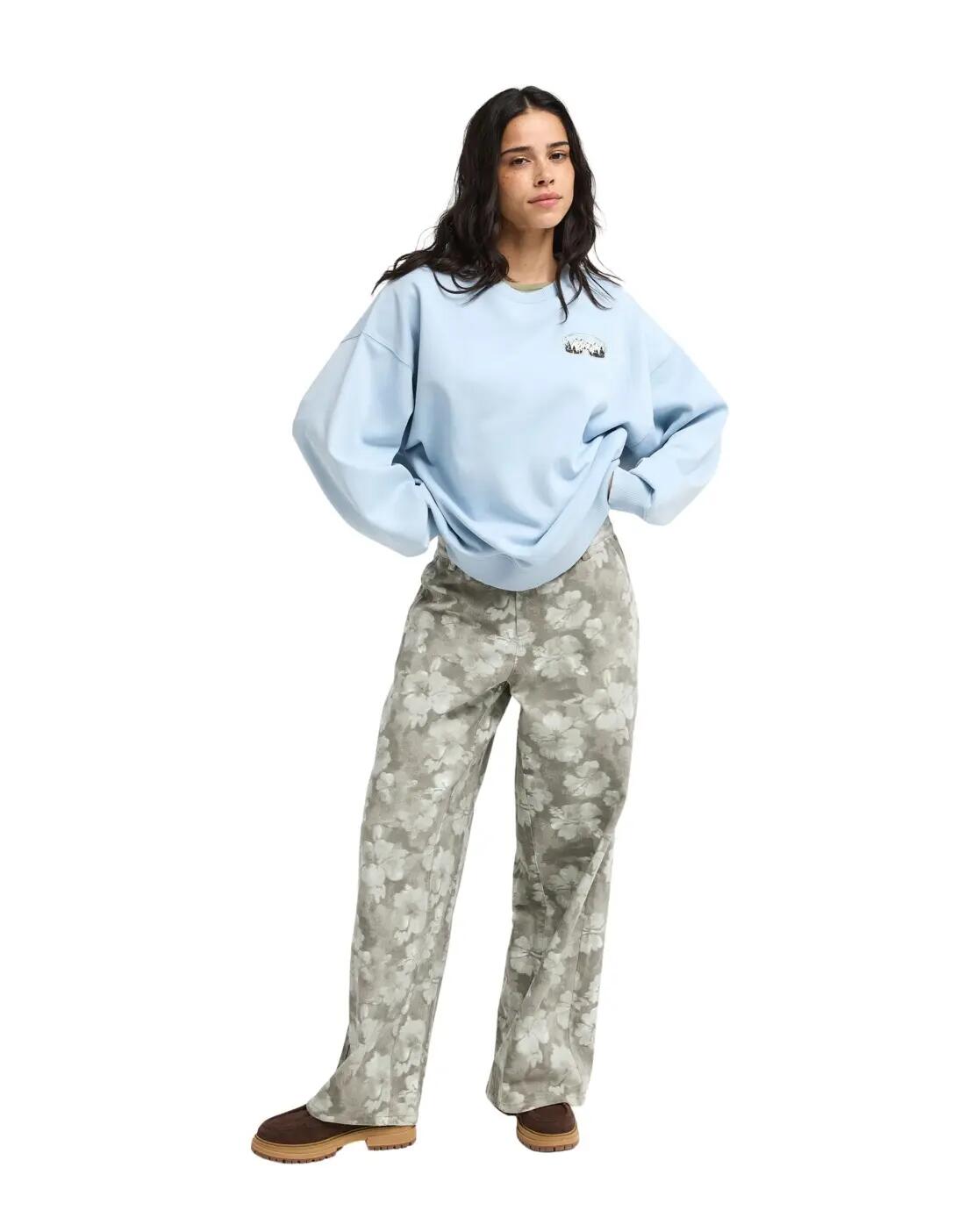 Sudadera de corte relajado LINEUP Azul Mujer 4/4