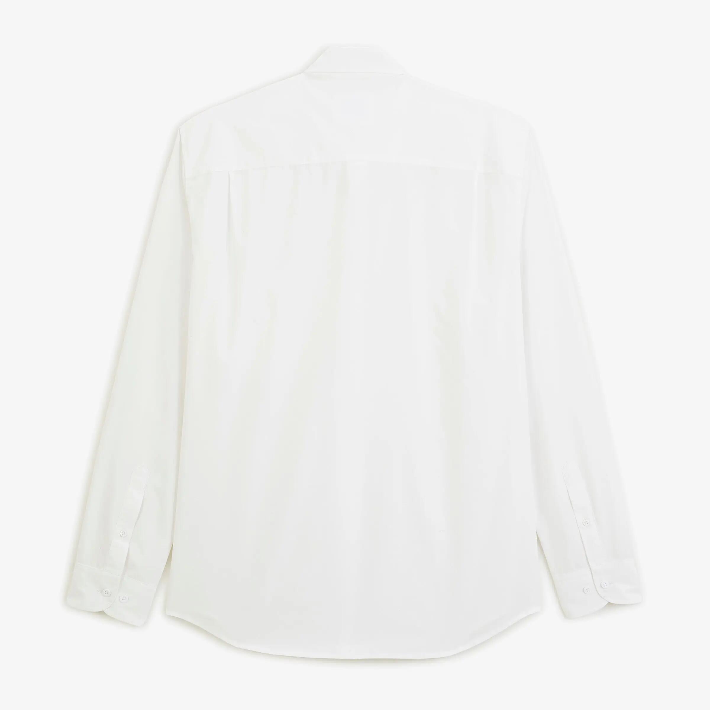 Camisa de manga comprida em popelina de algodão 3/6