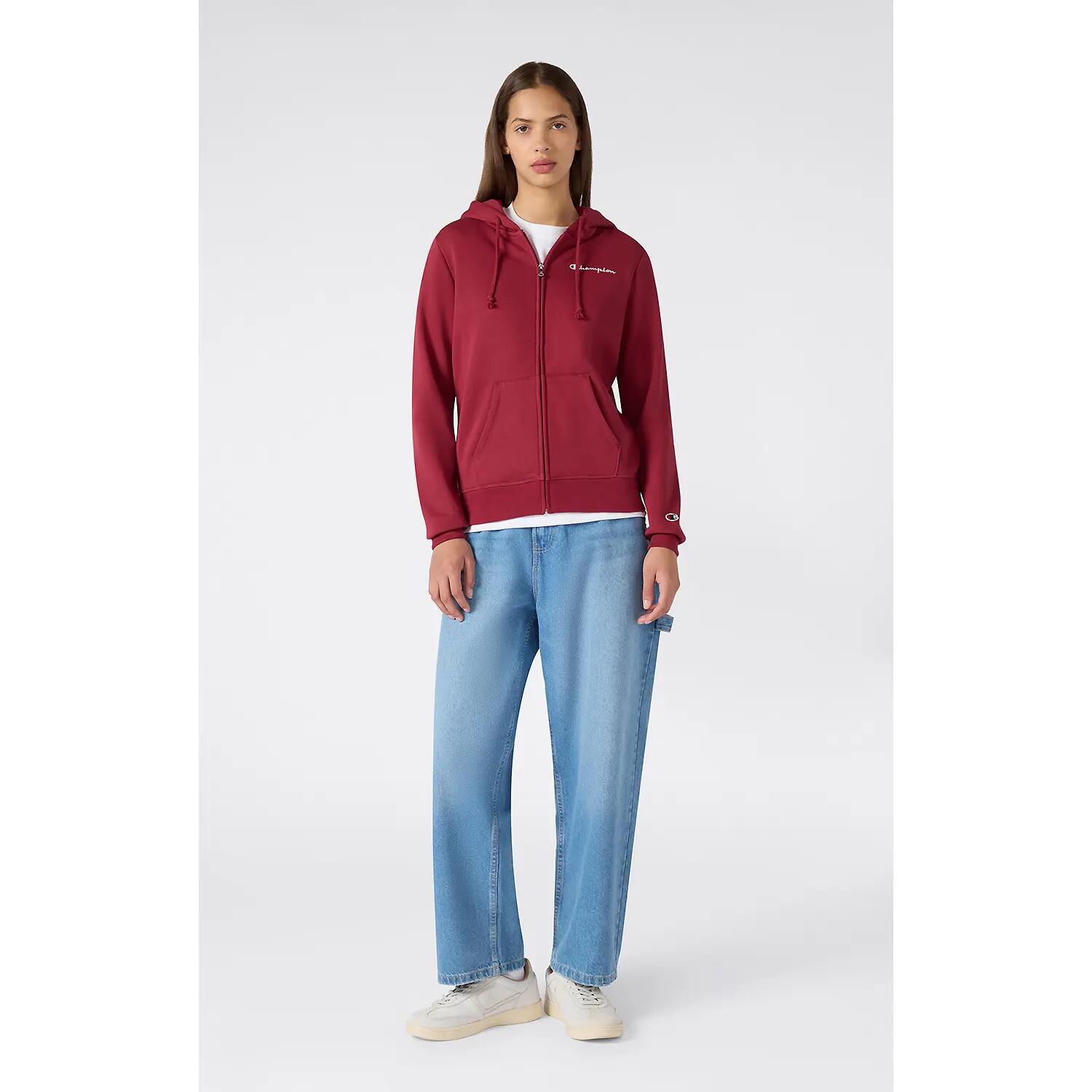 Damen Sweatshirt Full Zip Hoodie Sweatshirt 4/5