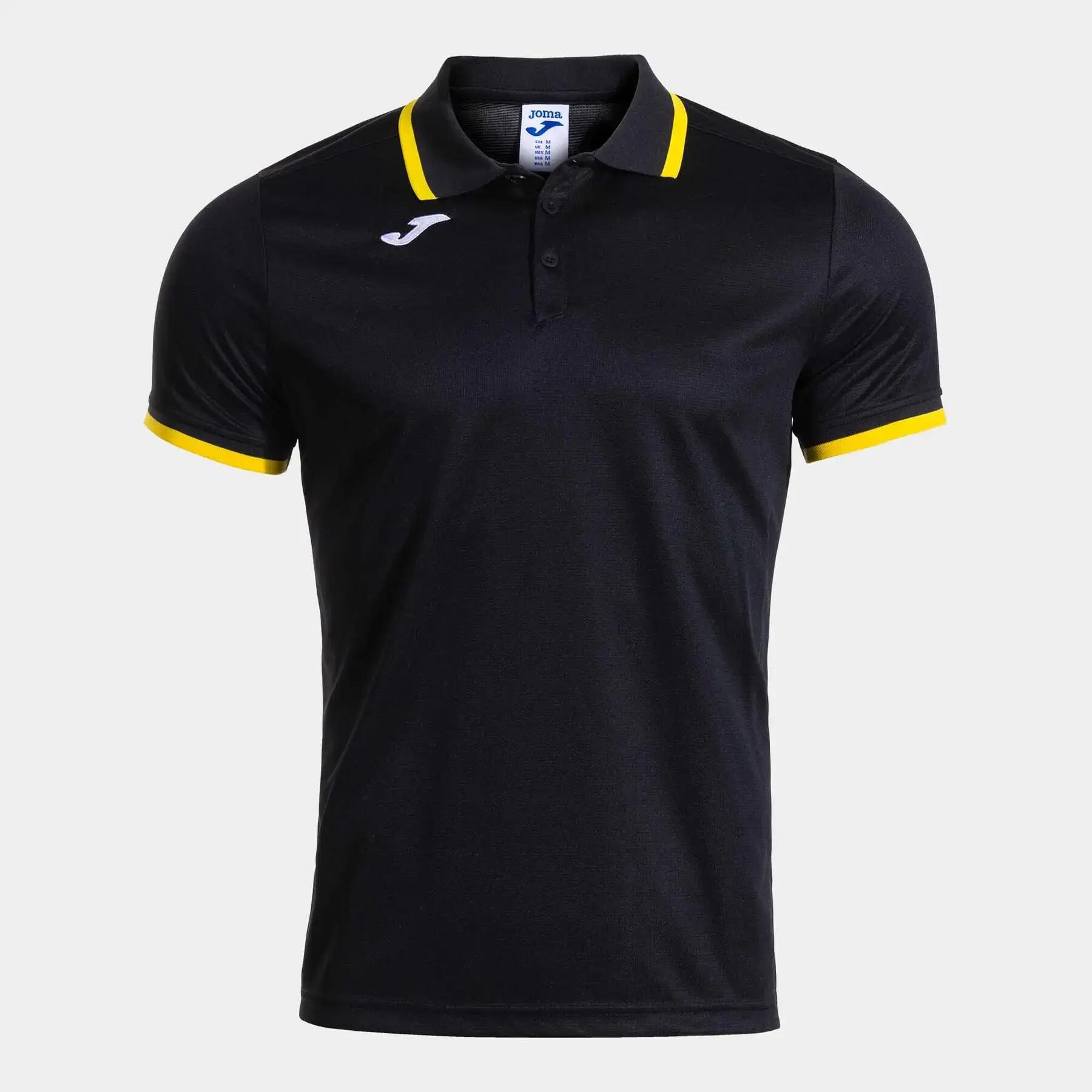 Polo Uomo JOMA COMBI PREMIUM manica corta L nero giallo 5/5
