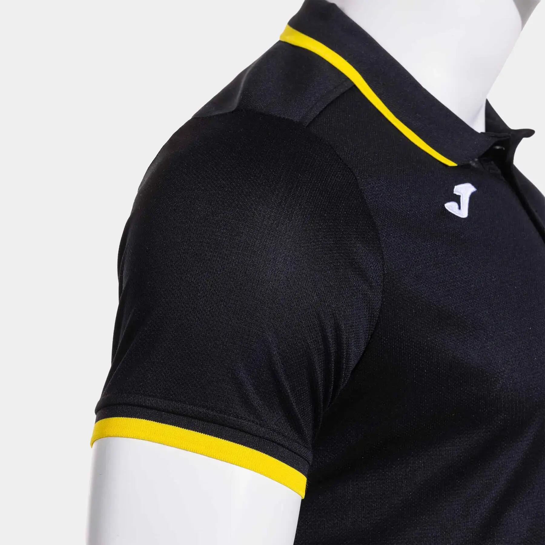 Polo Uomo JOMA COMBI PREMIUM manica corta L nero giallo 4/5