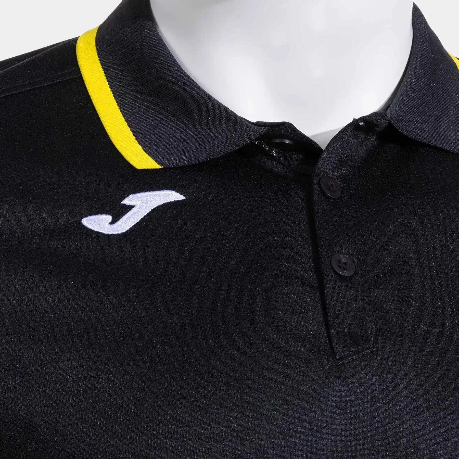 Polo Uomo JOMA COMBI PREMIUM manica corta L nero giallo 3/5