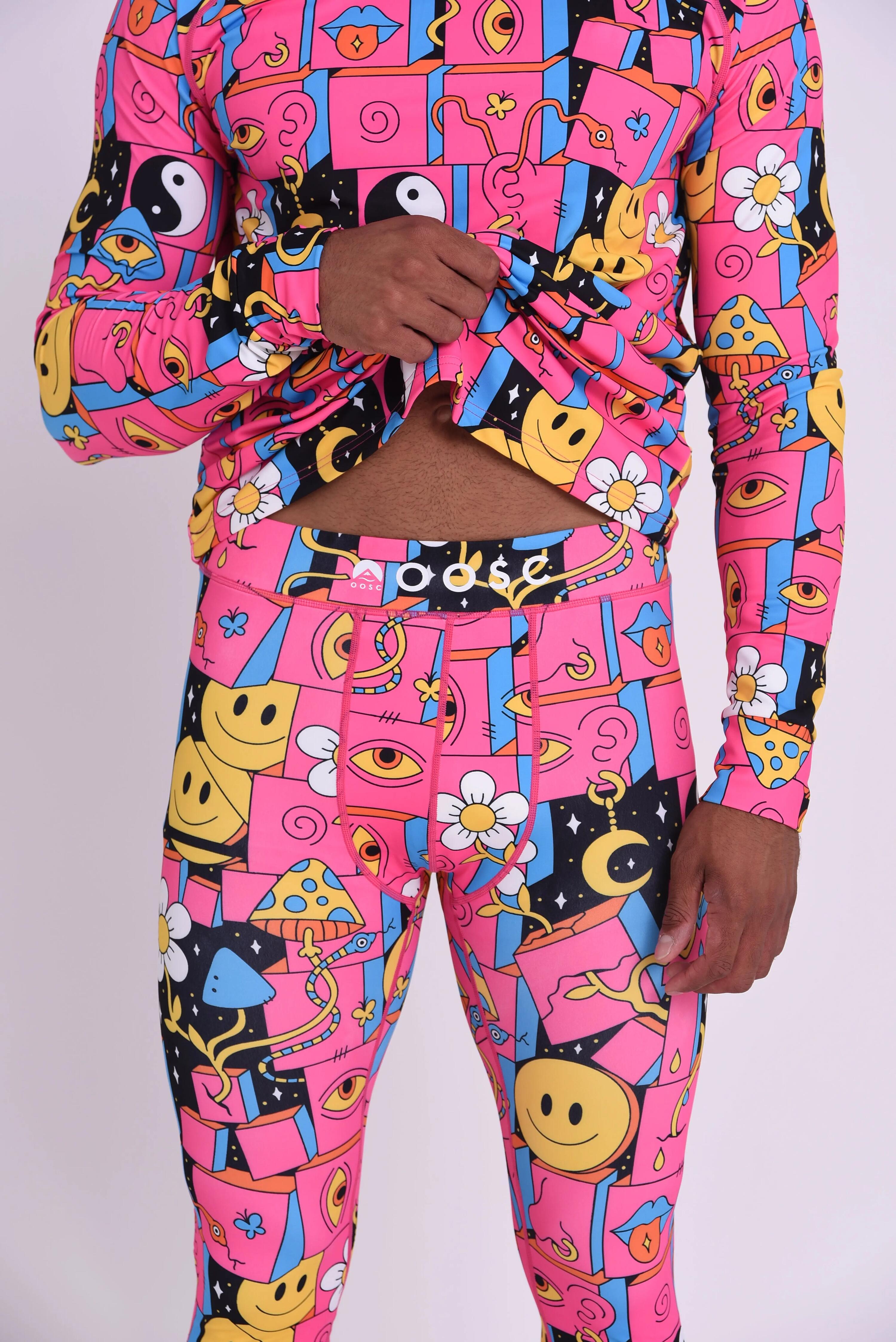 Trippy Hippy Baselayerbroek voor heren 3/5