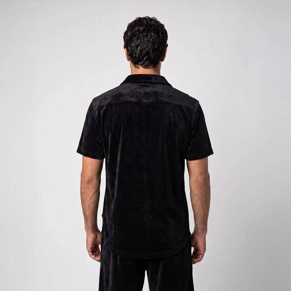 Comfortabel anti-uv-wandelhemd voor heren JORK marineblauw 2/3