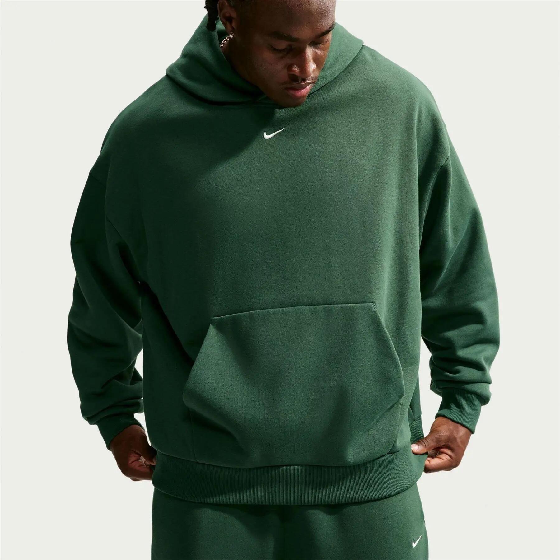 Sweat À Capuche CLUB Homme (Vert Sombre) 5/6