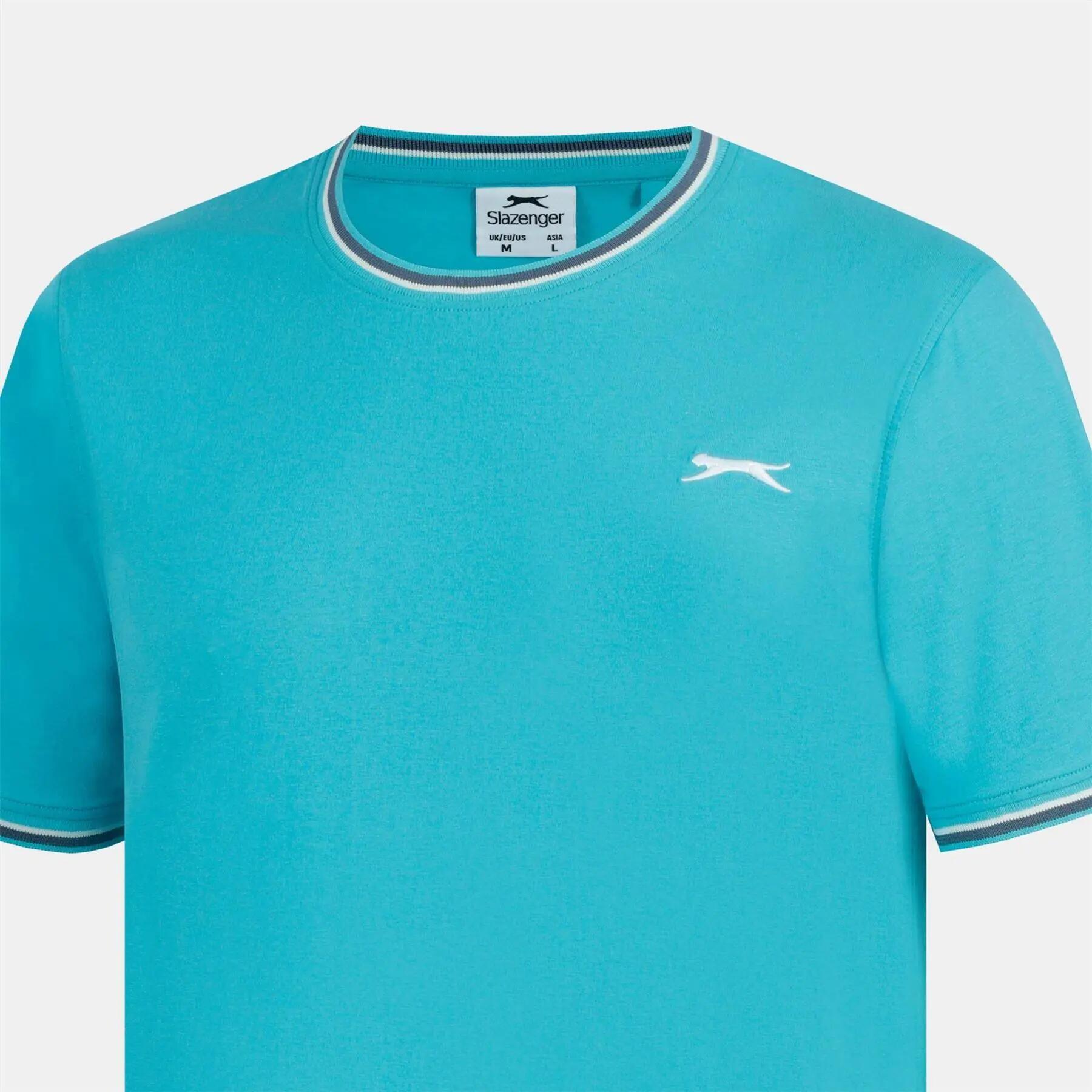 TShirt für , Baumwolle Herren Helles Aquamarin 5/5