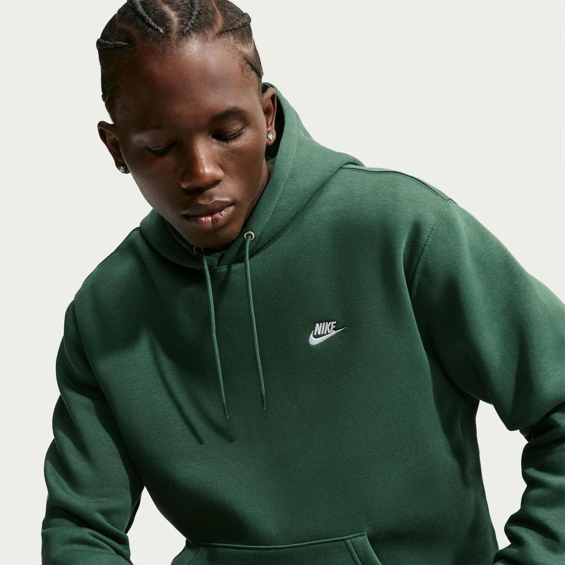 Sweat À Capuche CLUB Homme (Vert Sombre) 4/6