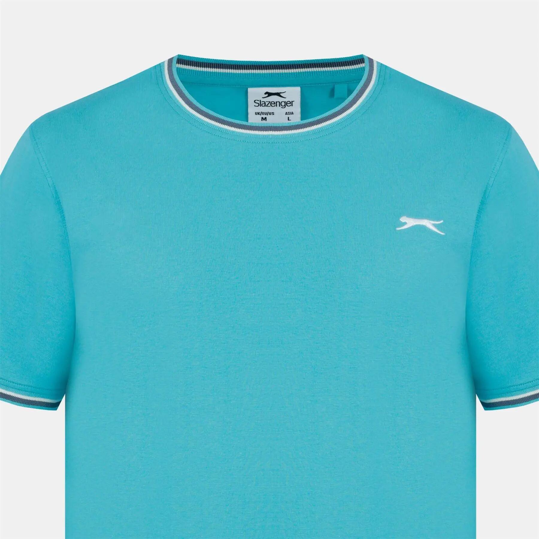 TShirt für , Baumwolle Herren Helles Aquamarin 4/5