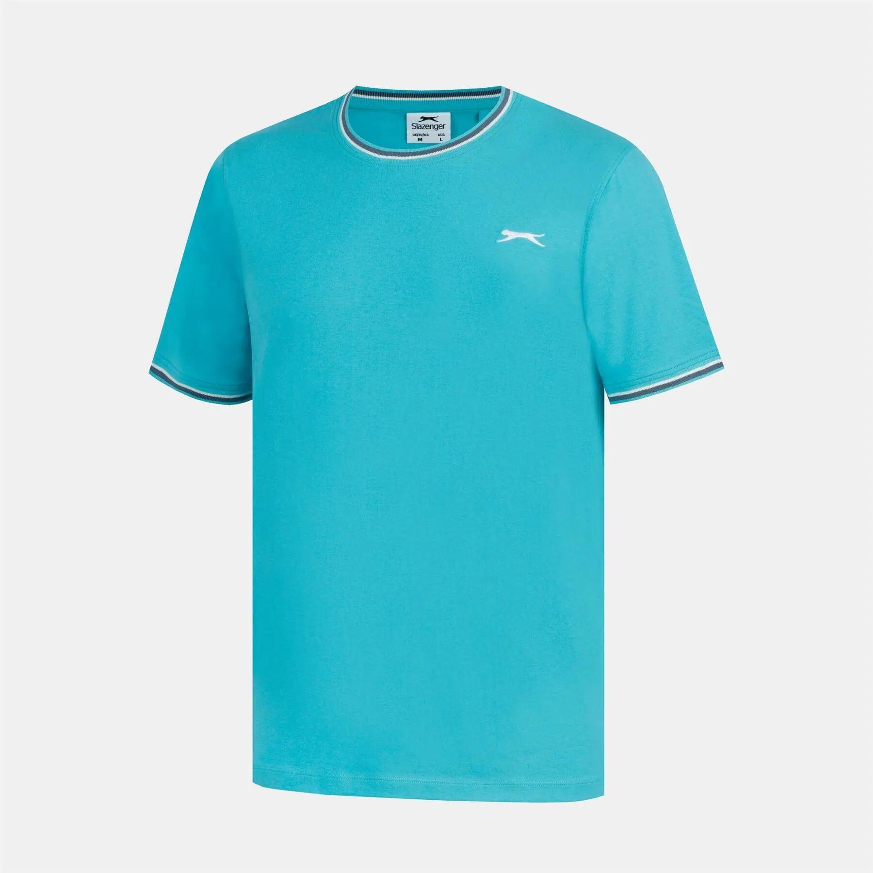 TShirt für , Baumwolle Herren Helles Aquamarin 2/5