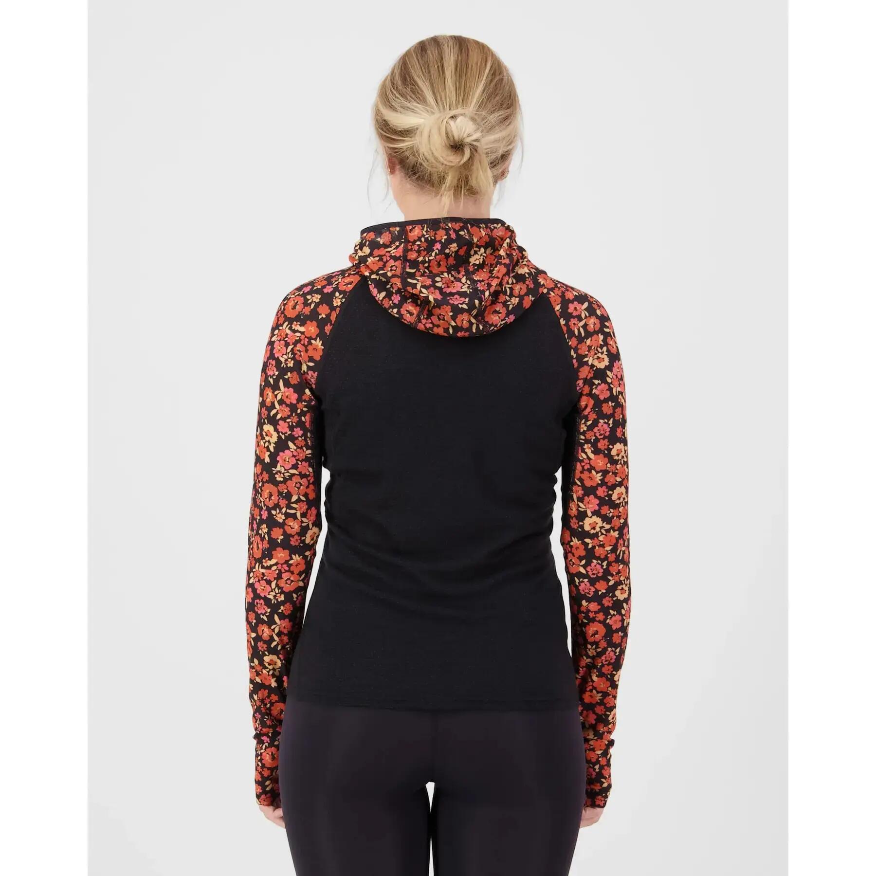 Sweatshirt à capuche femme Mons Royale Bella Merino 3/3