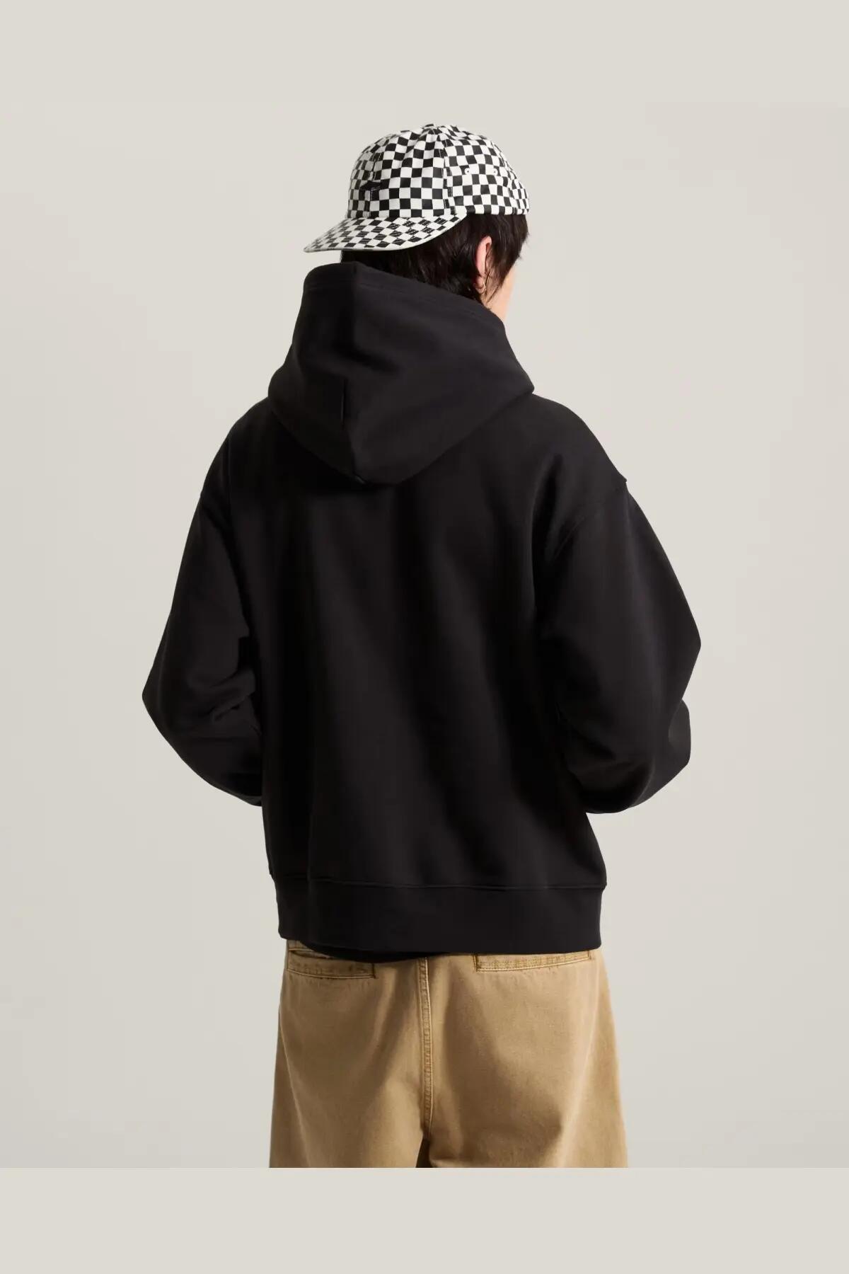 Vans Left chest ii pullover Black Men's Polar Fleece Sweatshirt. 5/5