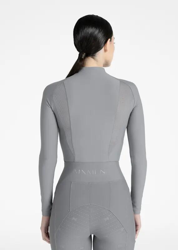 Camiseta Base Manga Larga Mujer Equitación Maximilian Frame Titanio 2/7