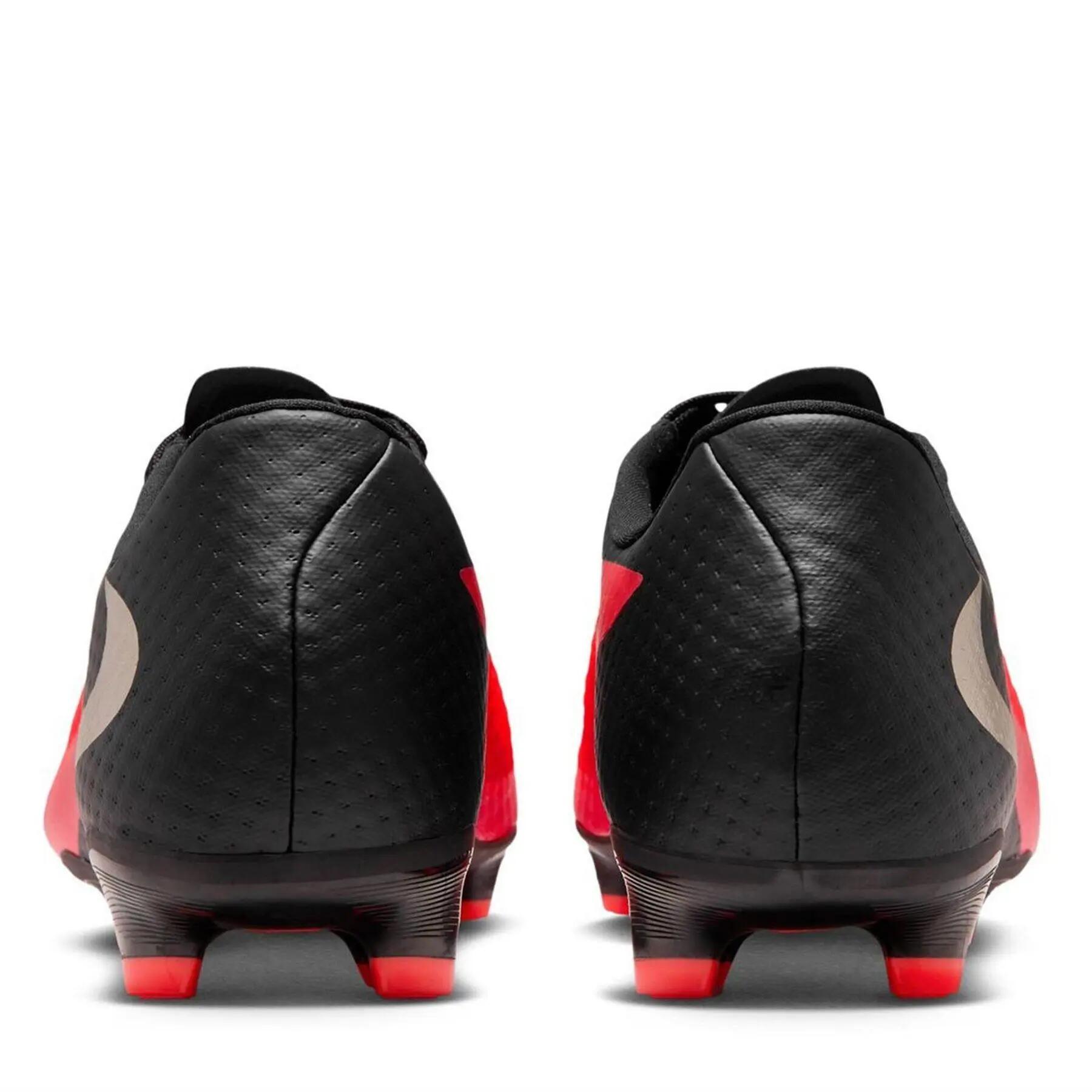 Chaussures De Foot Pour Terrain Ferme ACADEMY Homme (Rouge / Noir) 5/5