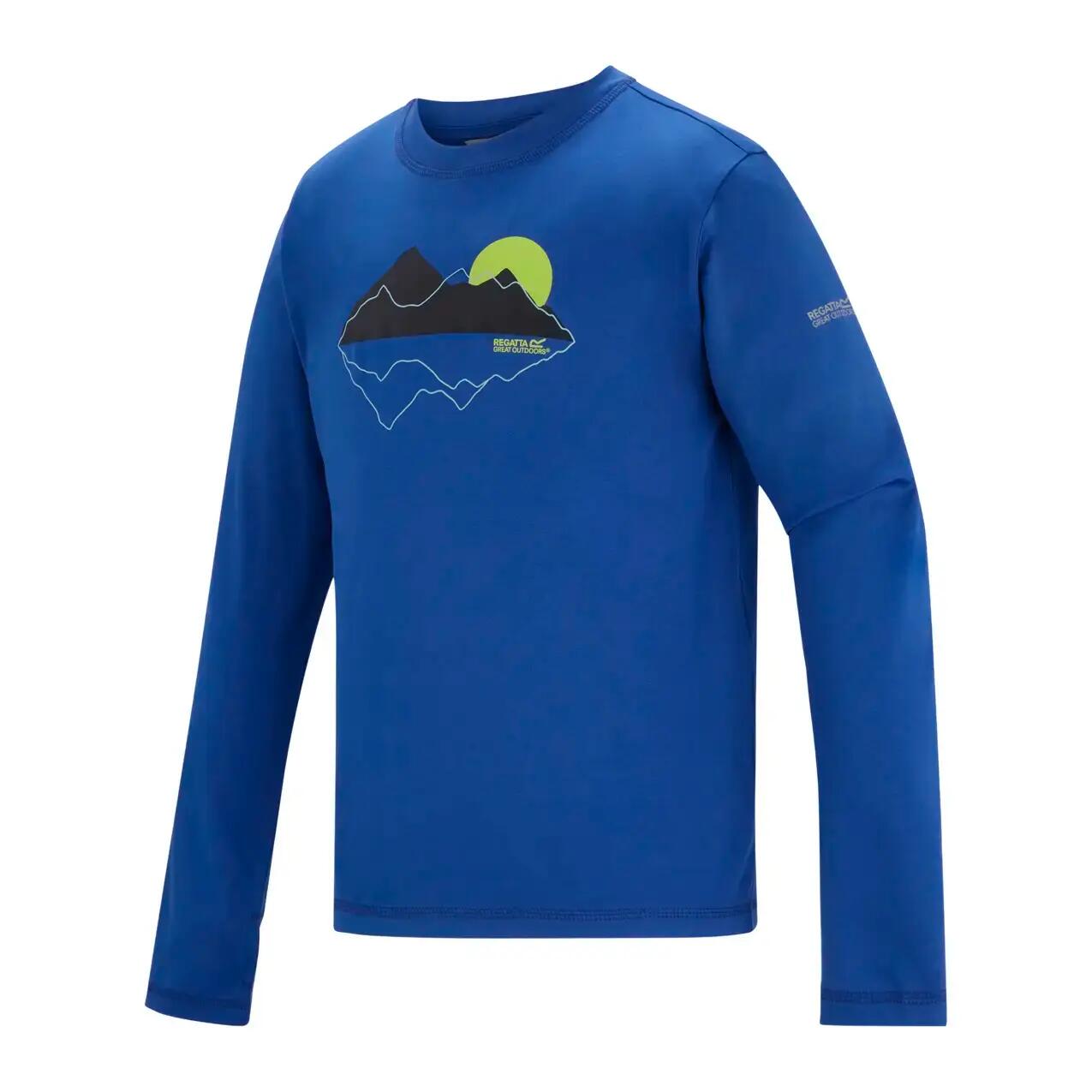 T-shirt maniche lunghe bambino Regatta Alvarado 3/4