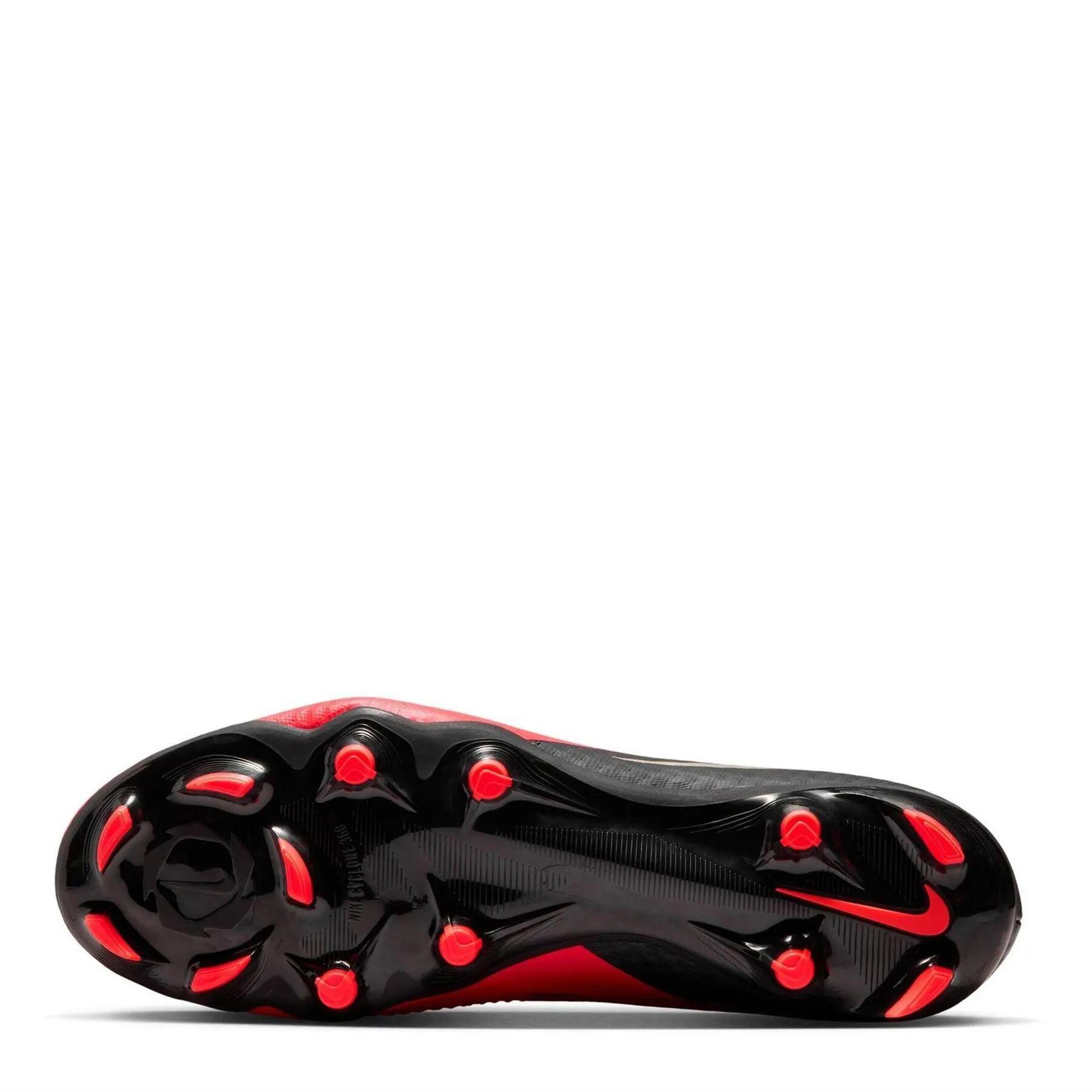 Chaussures De Foot Pour Terrain Ferme ACADEMY Homme (Rouge / Noir) 3/5