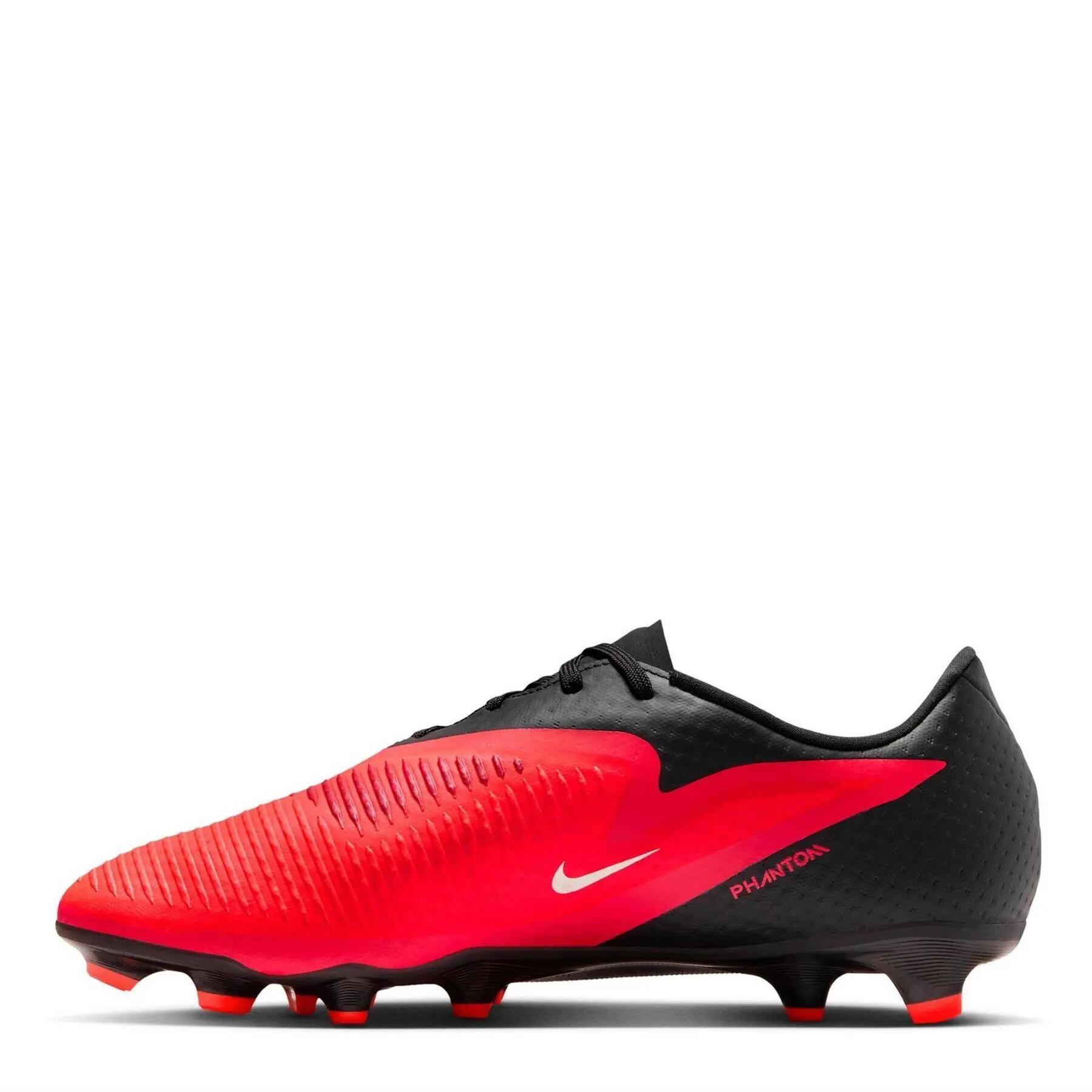 Chaussures De Foot Pour Terrain Ferme ACADEMY Homme (Rouge / Noir) 2/5