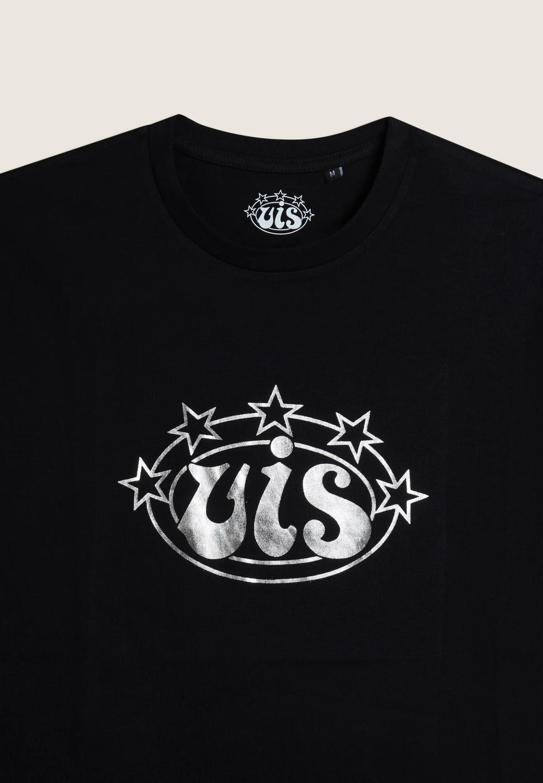 T-shirt Uomo Girocollo in Cotone con Logo VIS Argento 3/3