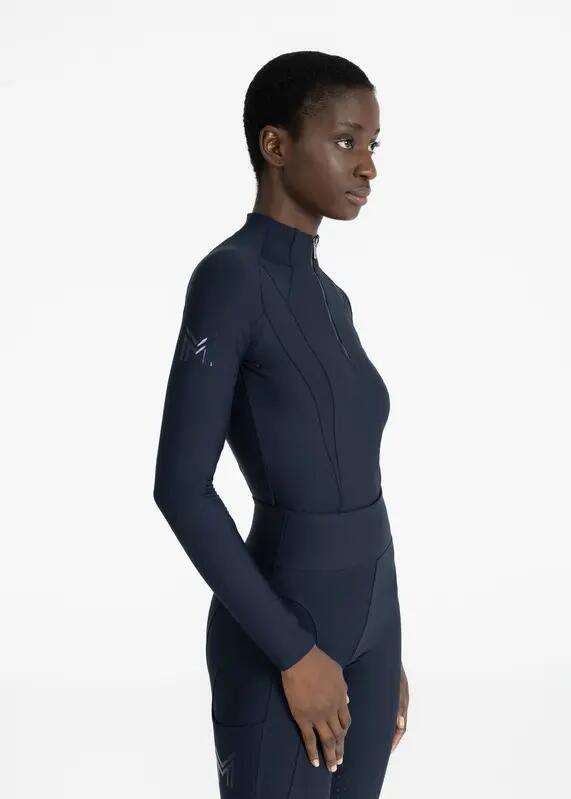 Camiseta Base Manga Larga Mujer Equitación Maximilian Frame Atlántico 3/7