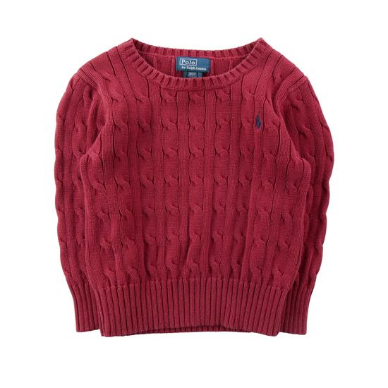 Seconde vie - Pull Garçon Maille torsadée - Très bon état
