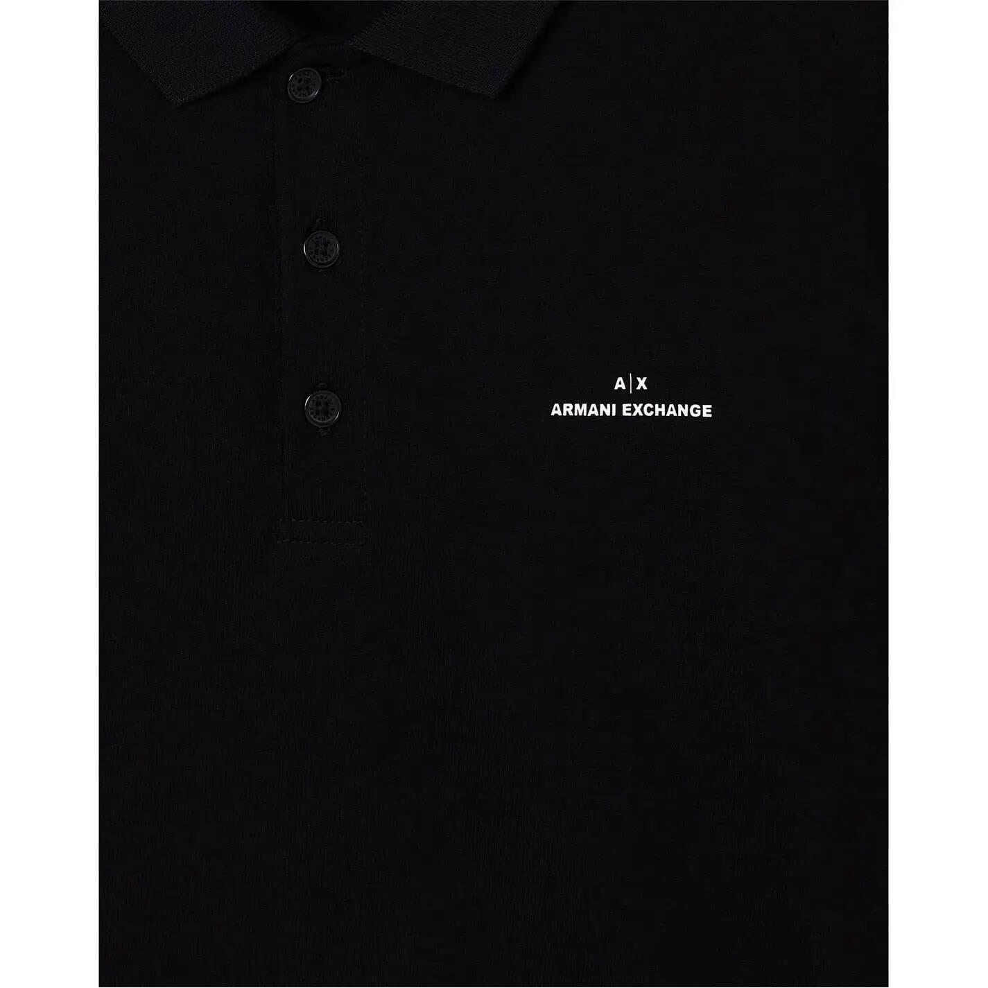 Mens Collared ShortSleeved Polo Shirt (Black) 3/3