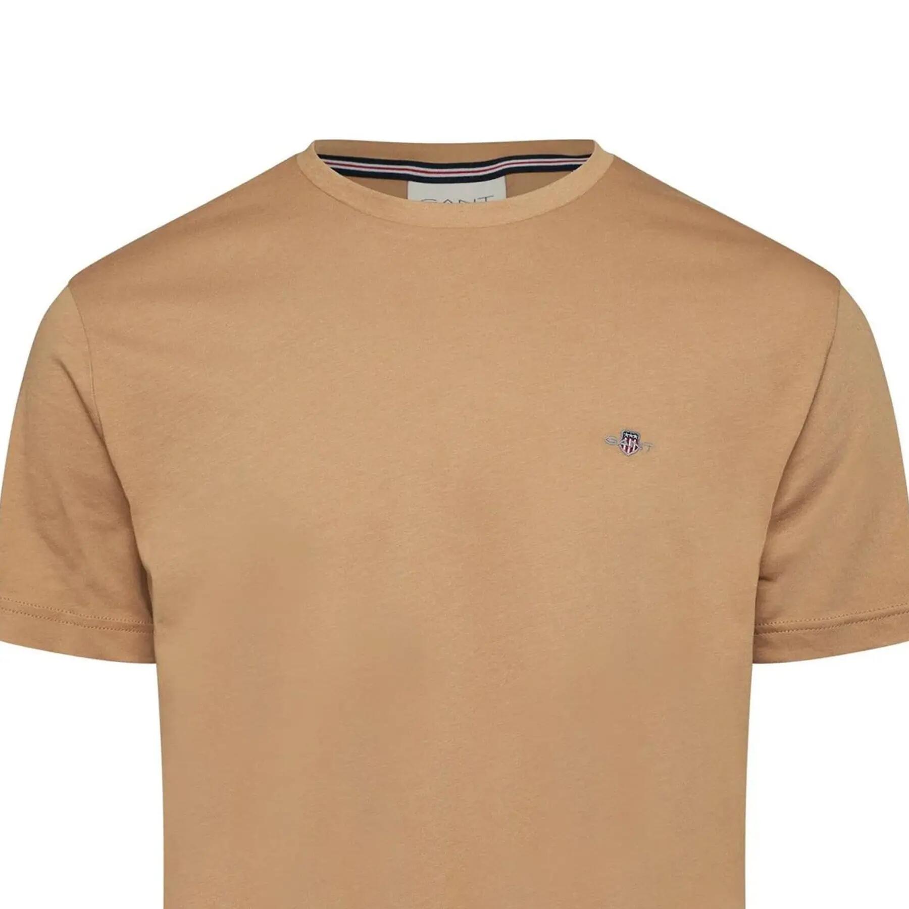 Maglietta Regolare Logo Scudo Uomo Gant Beige 3/3