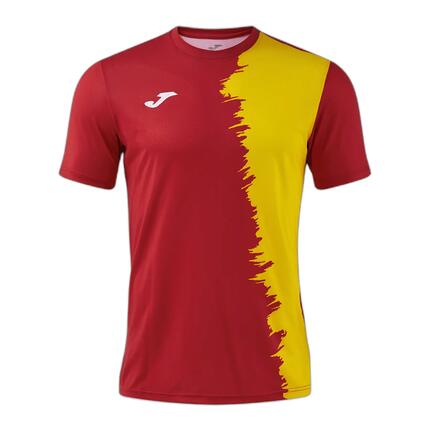 Maillot - Football - Hommes - Semi-fitted - Picasho - Coral fluor/noir
