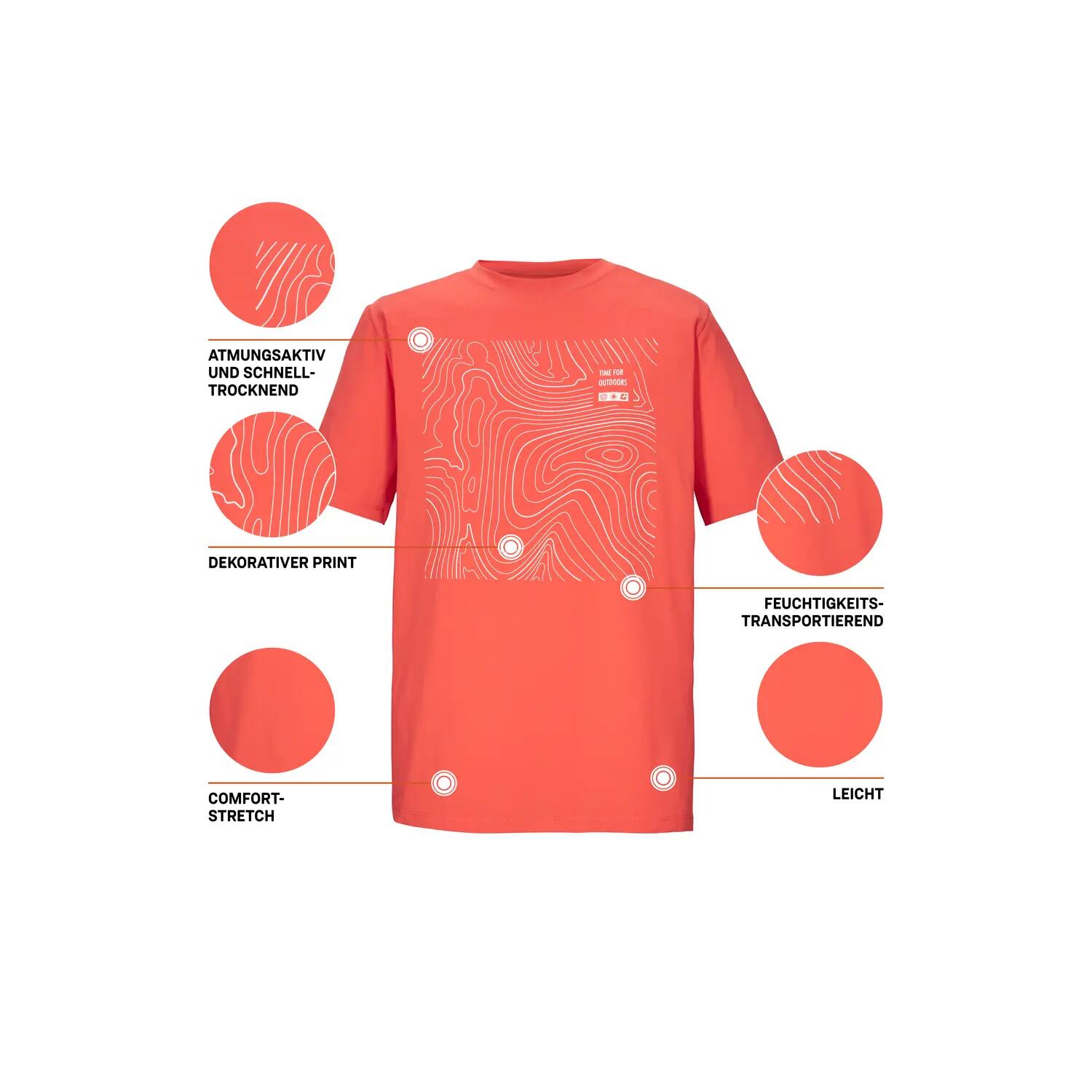 Herren T-Shirt KOS 187 MN TSHRT 5/6