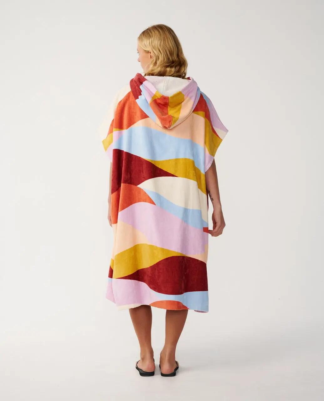 Surfponcho Dames Mixed - Multi 3/4