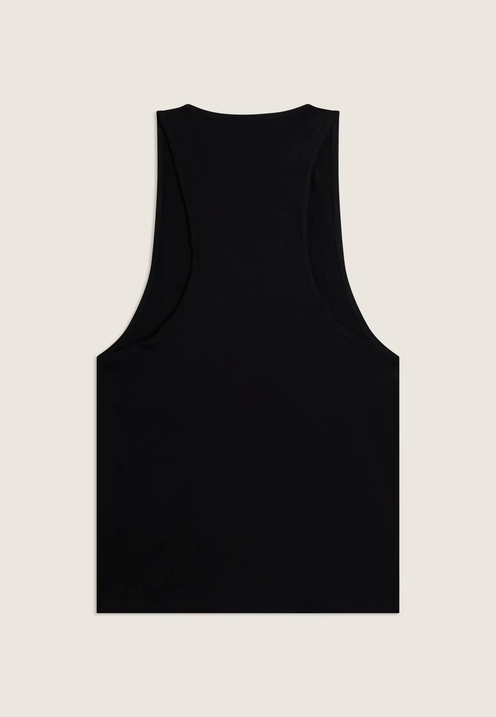 Canotta Donna Regular in Cotone con Logo VIS Argento 2/3