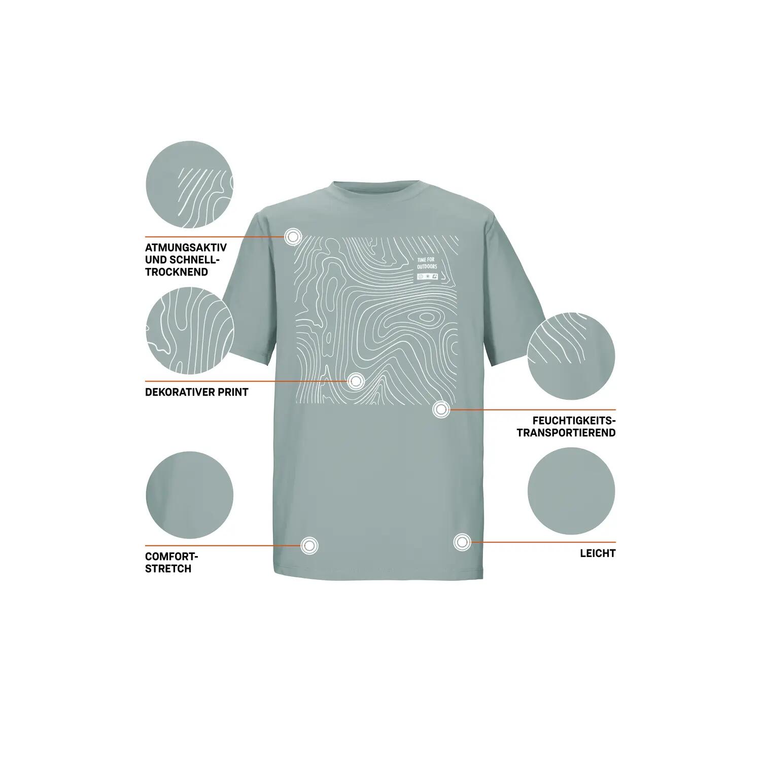 Herren T-Shirt KOS 187 MN TSHRT 5/6