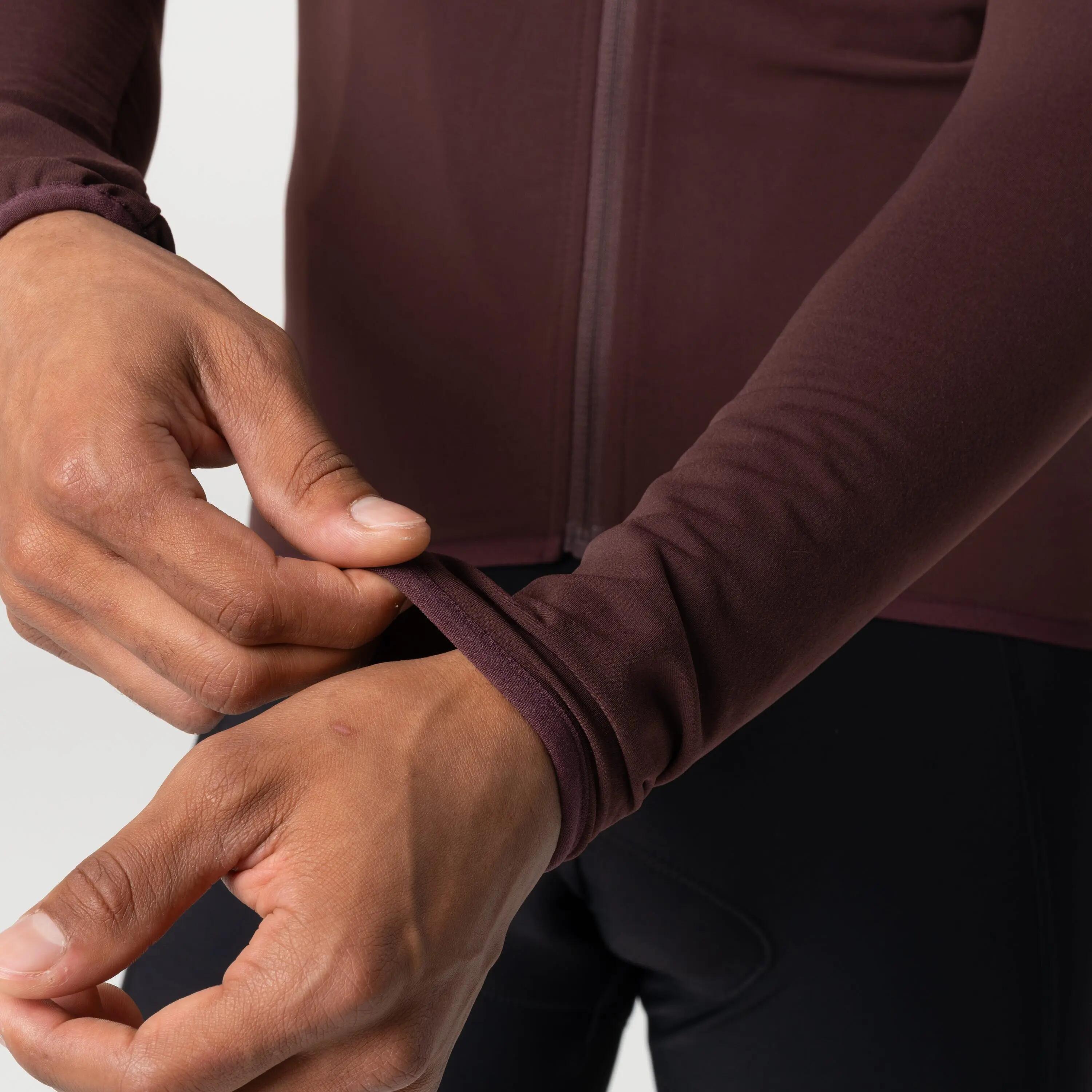 Herren Radtrikot Langarm Fleecekragen Modica 6/7