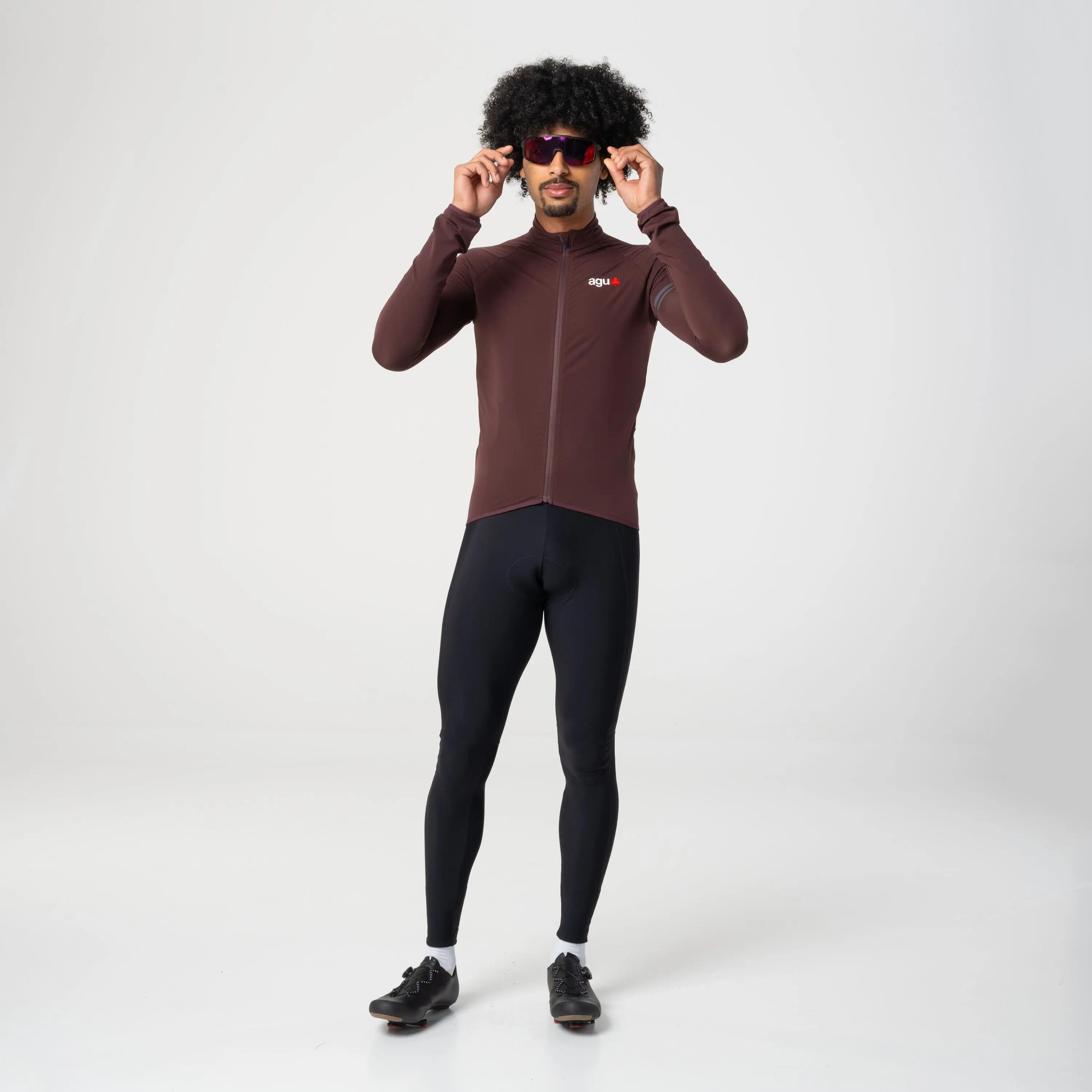 Herren Radtrikot Langarm Fleecekragen Modica 2/7