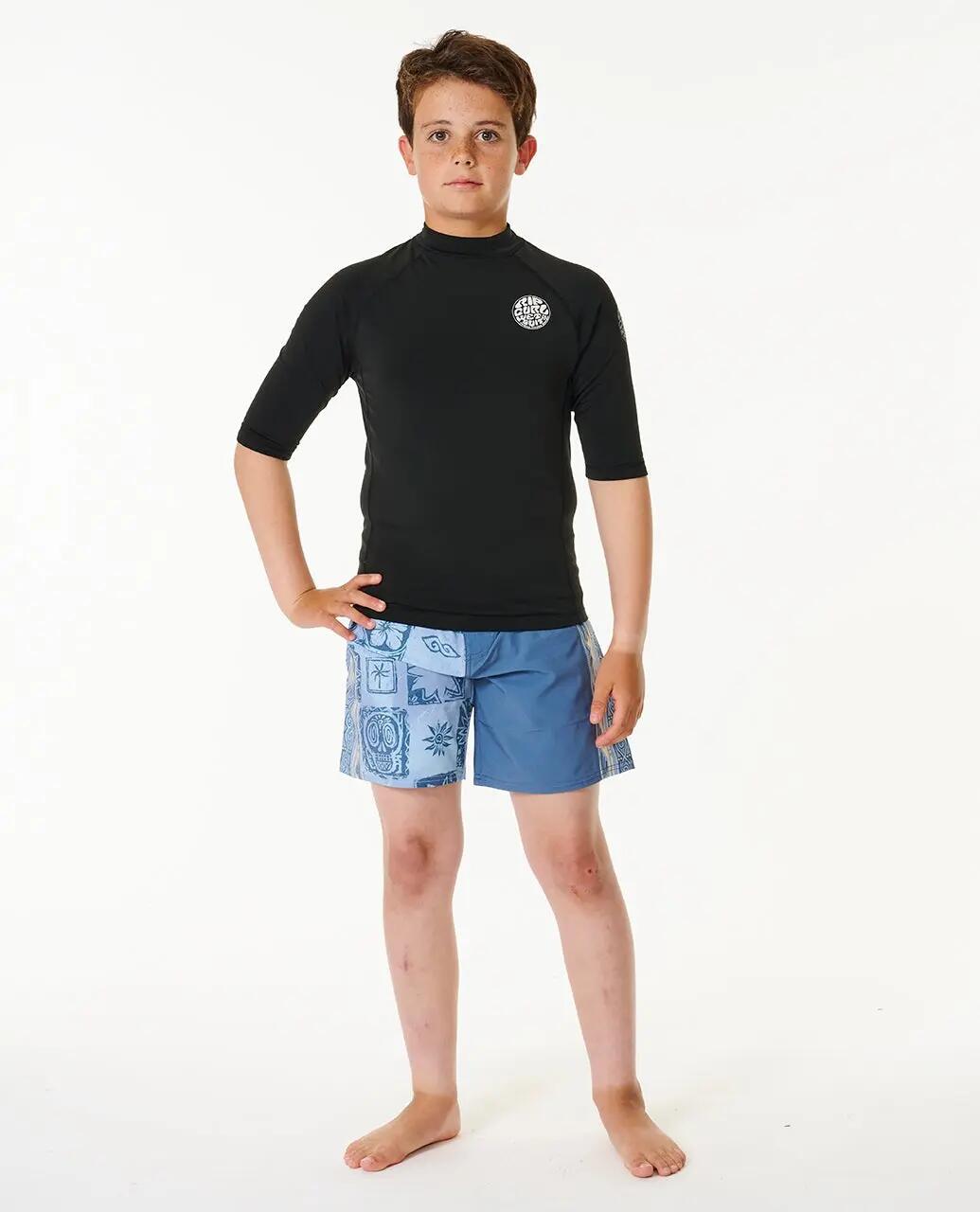 T-shirt anti-UV Rapaz Icons Brushed manga curta - Black 4/7