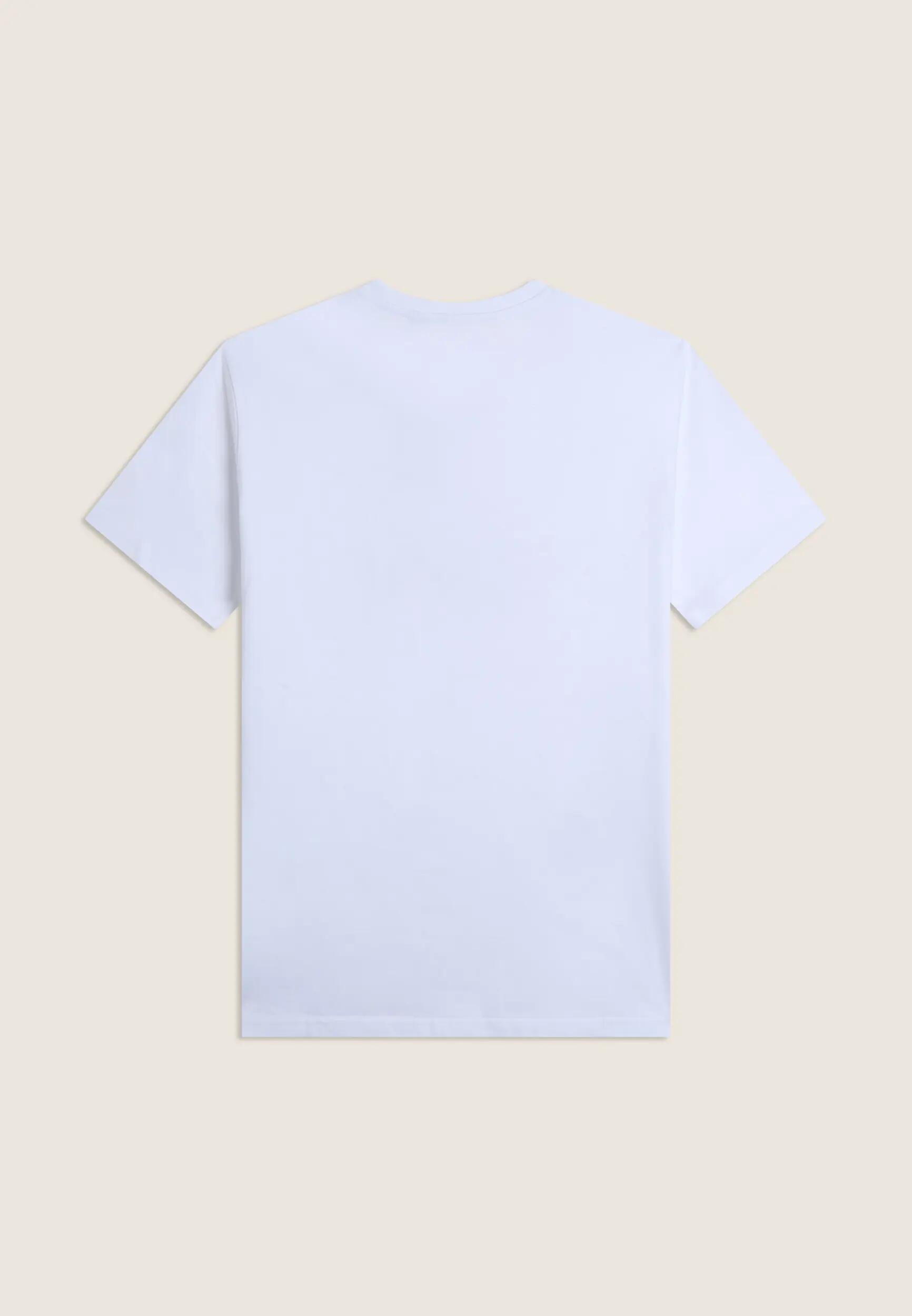 T-shirt pour hommes col rond en coton avec logo VIS doré 2/3