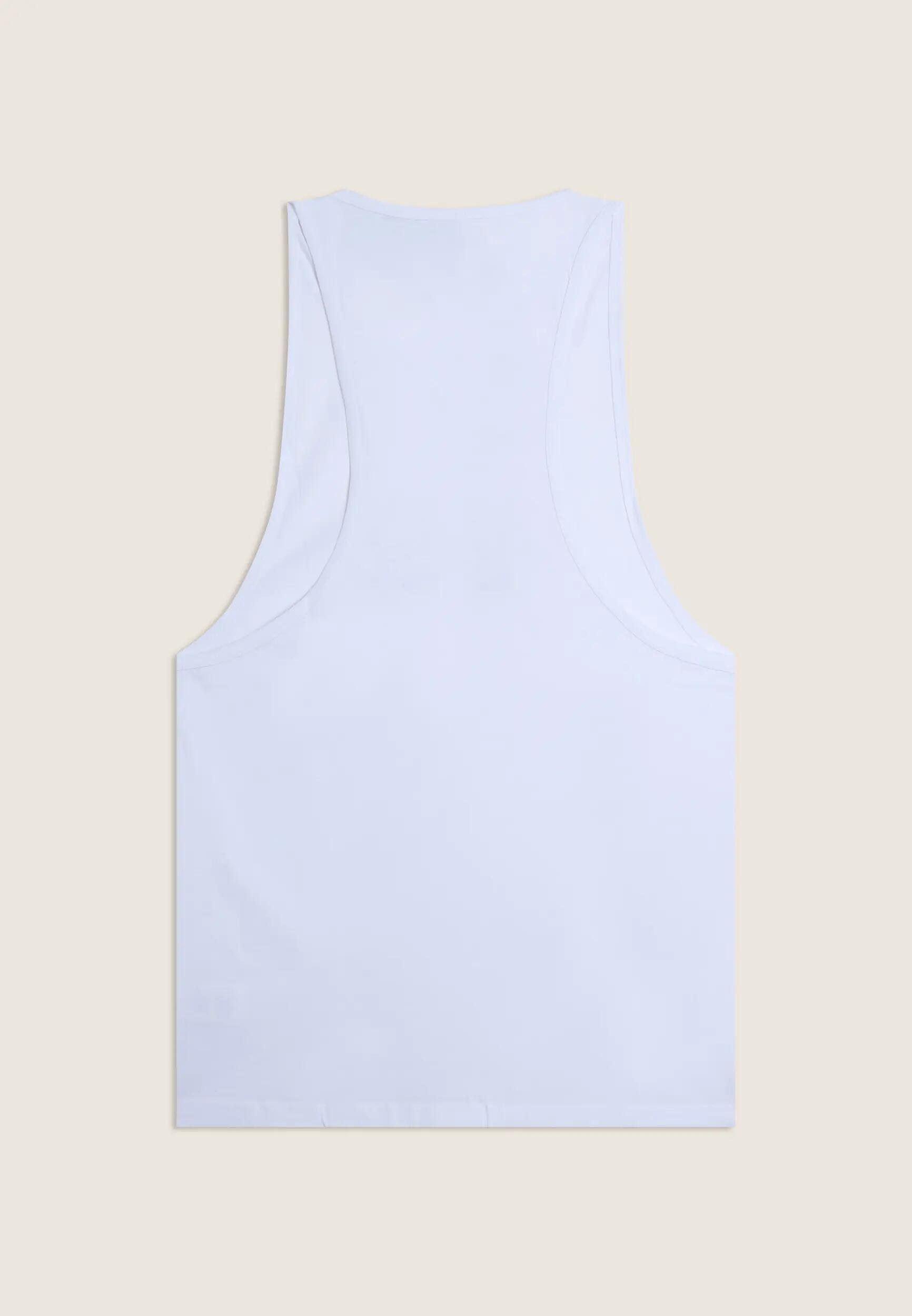 Canotta Donna Regular in Cotone con Logo VIS Argento 2/3