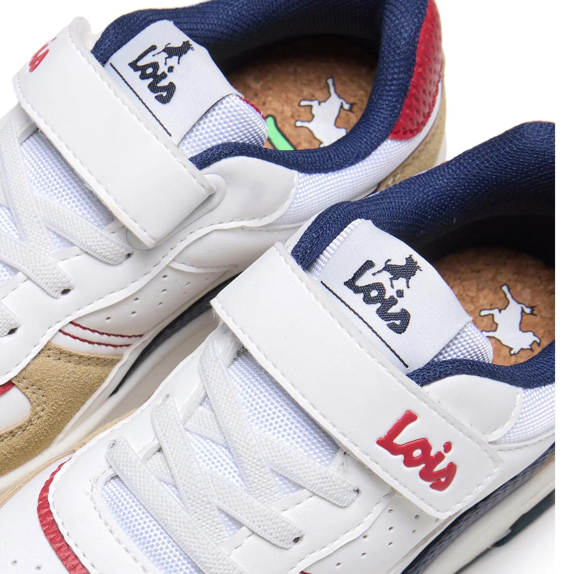 Zapatillas deportivas Lois Niño 63346 Blancas con Cordones 5/5