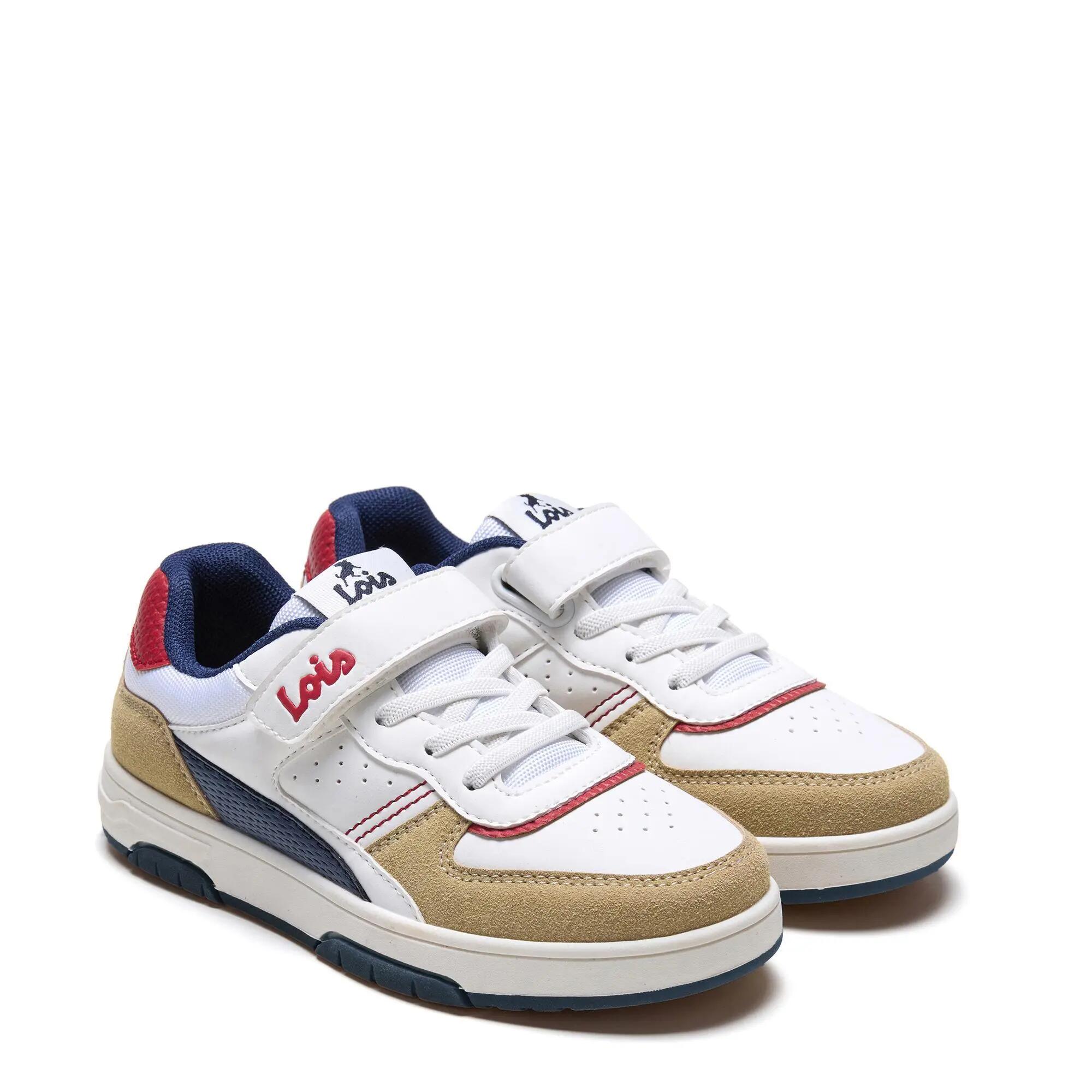 Zapatillas deportivas Lois Niño 63346 Blancas con Cordones 2/5