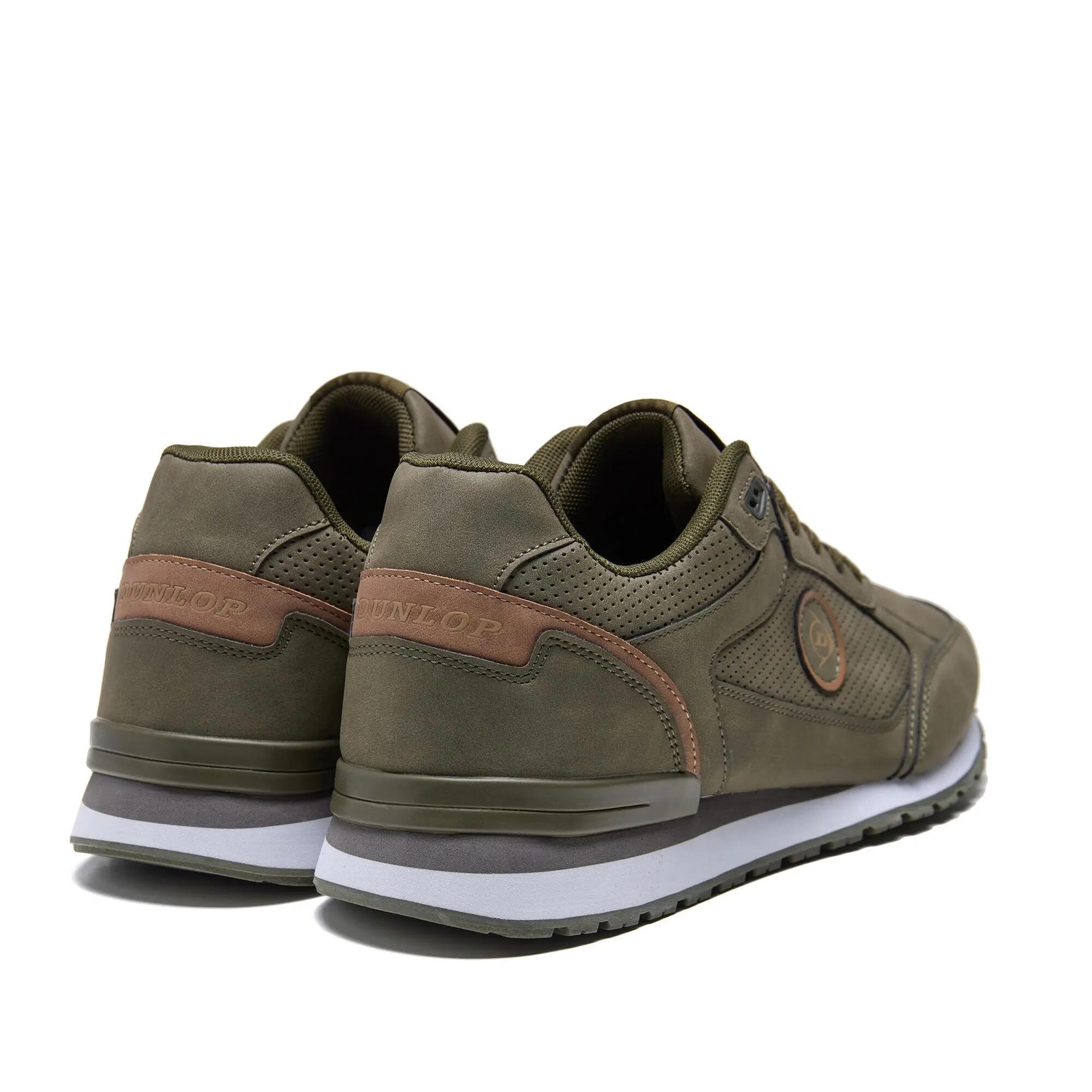 Zapatillas deportivas Dunlop Hombre 36124 Kaki con Cordones 3/5