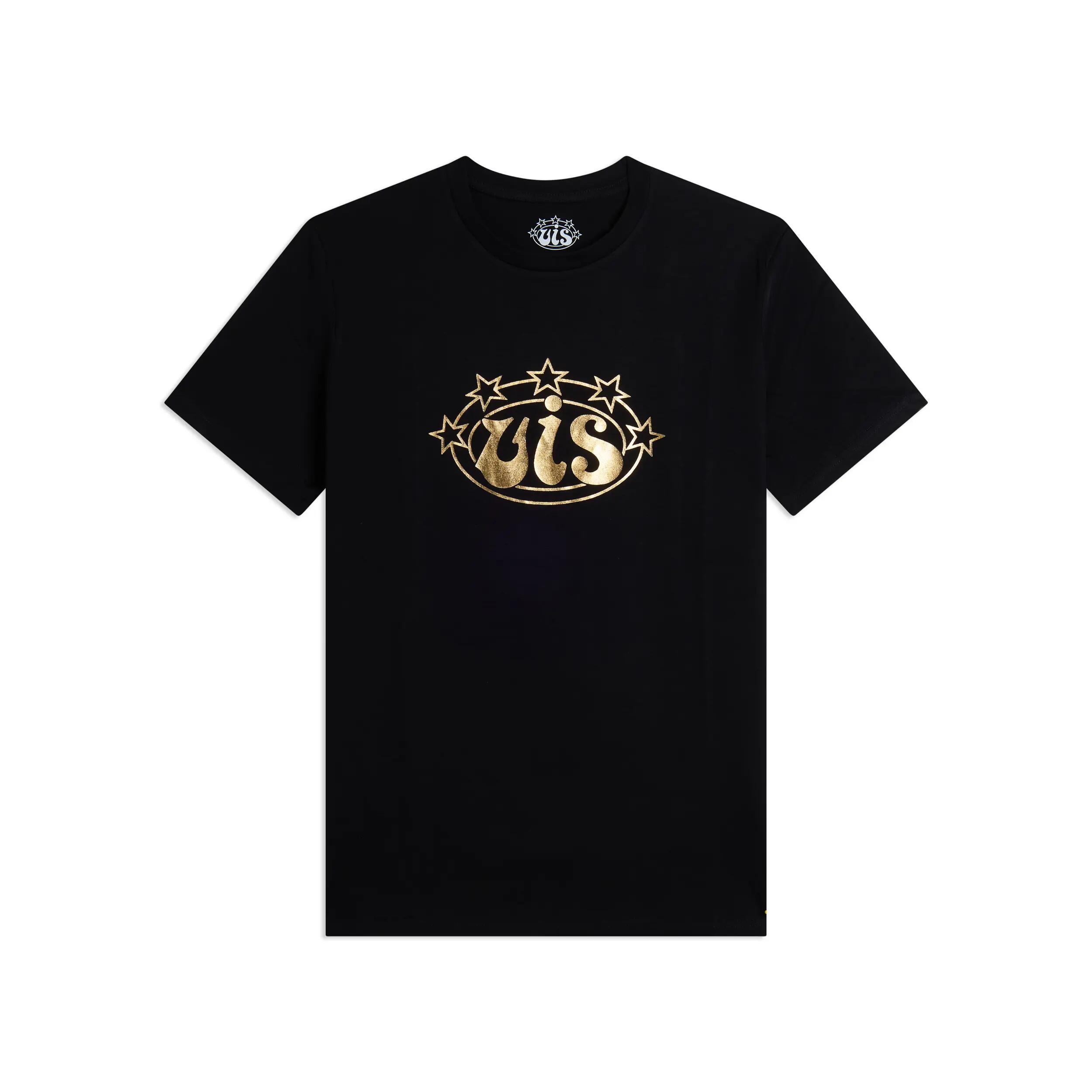 T-shirt Uomo Girocollo in Cotone con Logo VIS Oro 1/3