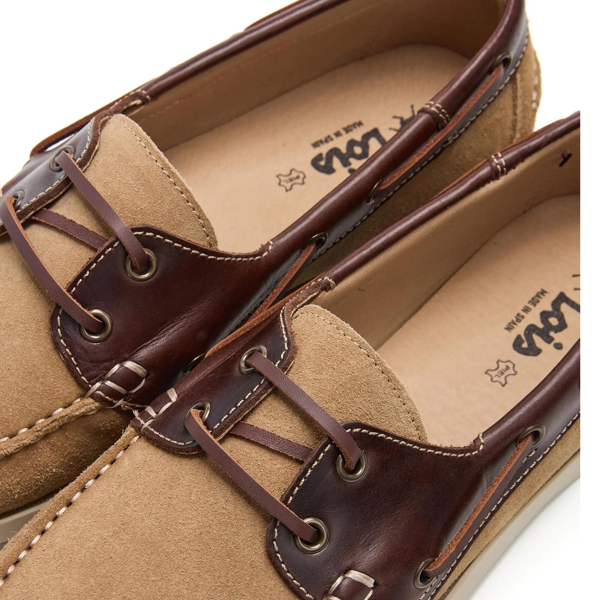 Náuticos Lois Hombre 74371 Camel  con Cordones 5/5