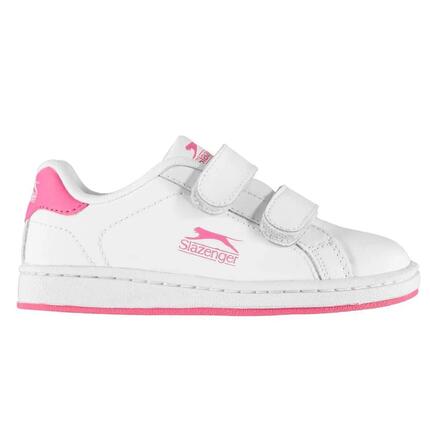 Baskets ASH Enfant (Blanc / Rose Foncé)