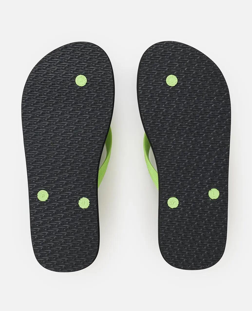 Chinelos de dedo Homem Bloom - Black/Green 4/5