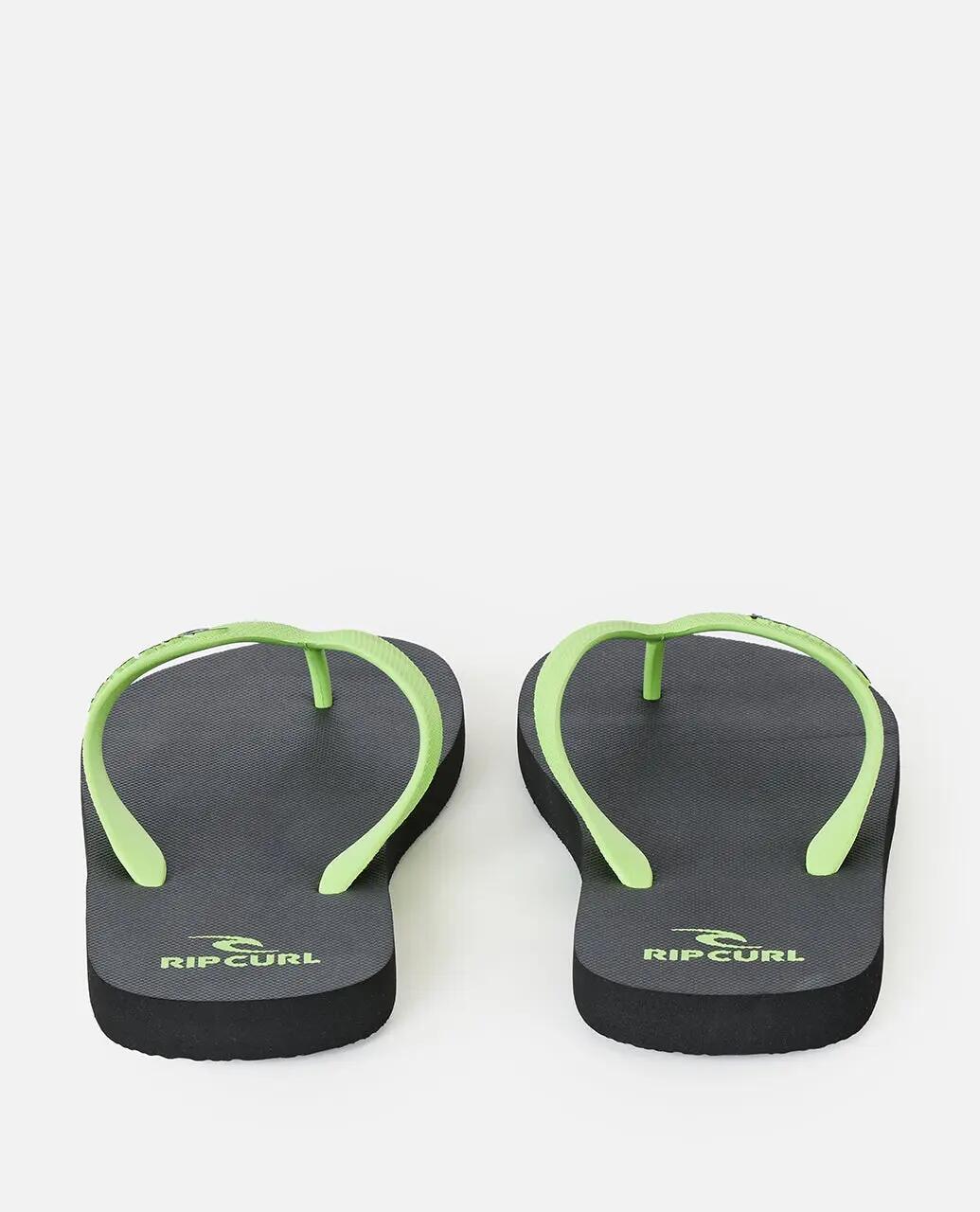 Chinelos de dedo Homem Bloom - Black/Green 2/5