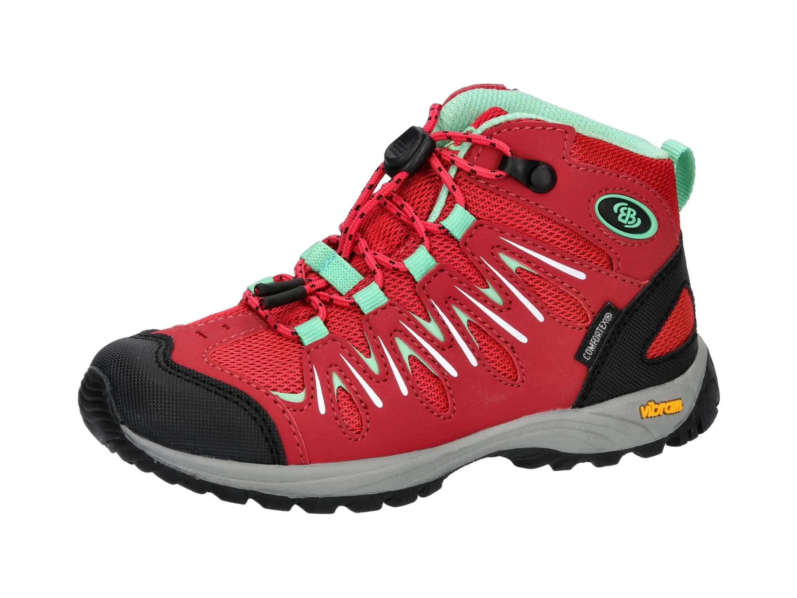 Scarpa da escursionismo Brütting Expedition Kids High in nylon rosa impermeabile 1/6