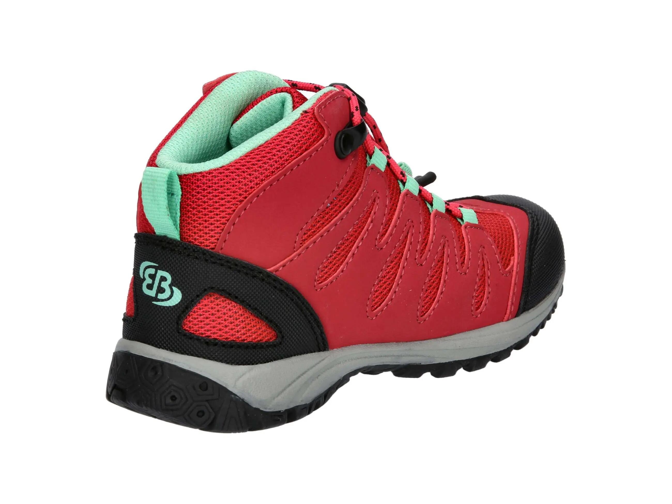 Scarpa da escursionismo Brütting Expedition Kids High in nylon rosa impermeabile 4/6