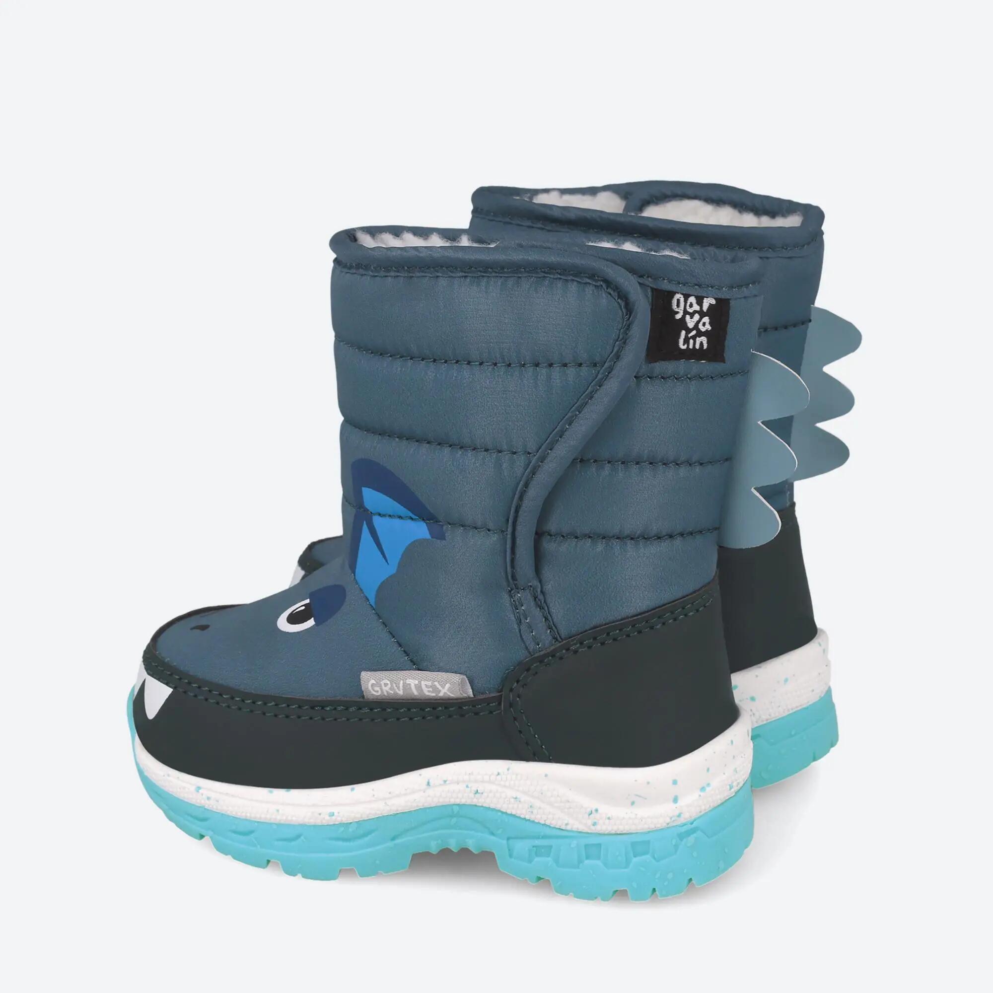 Bota après-ski  Menino Garvalín 261841A Azul Fecho Adesivo 3/5