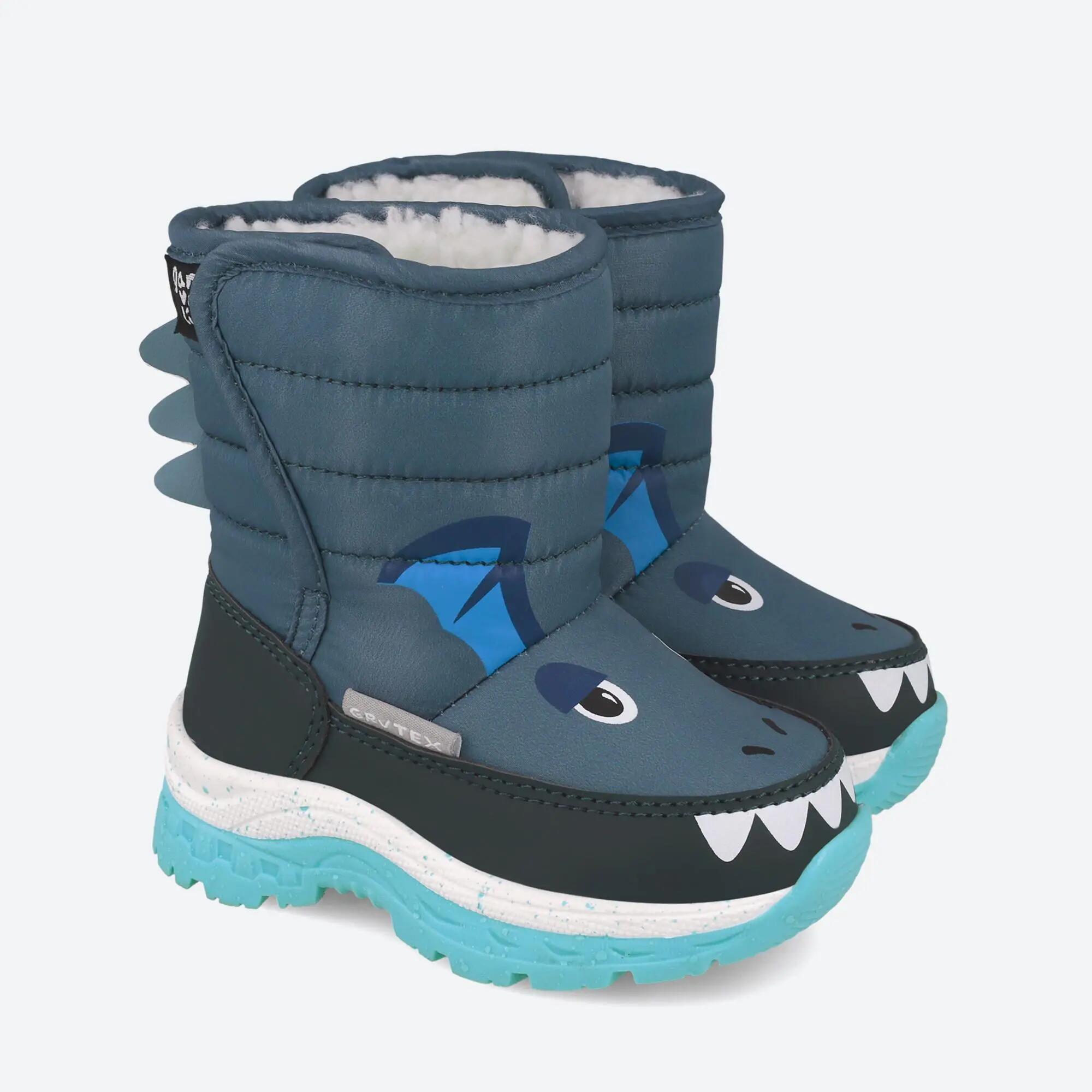 Bota après-ski  Menino Garvalín 261841A Azul Fecho Adesivo 2/5